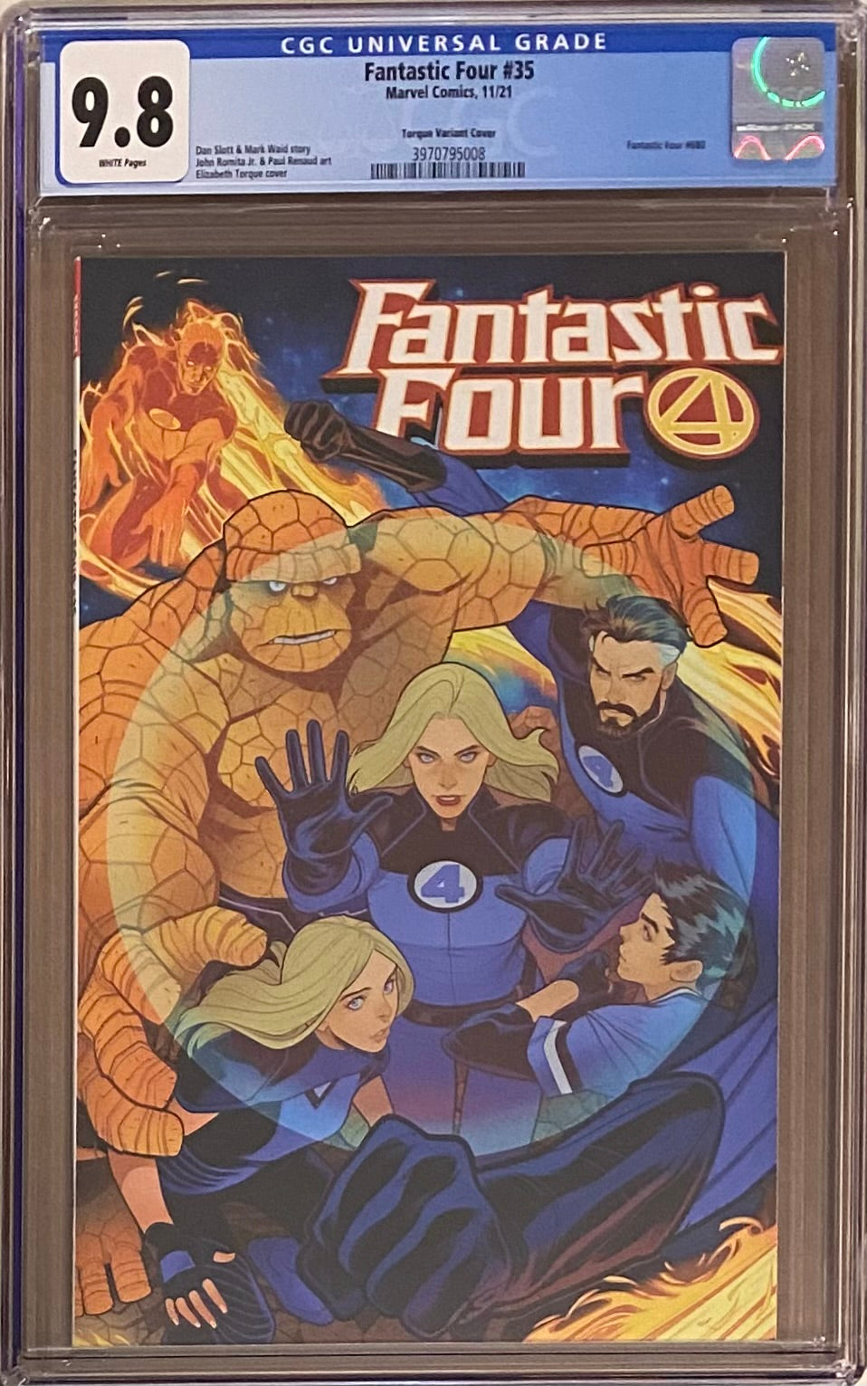 Fantastic Four #35 Torque Variant CGC 9.8