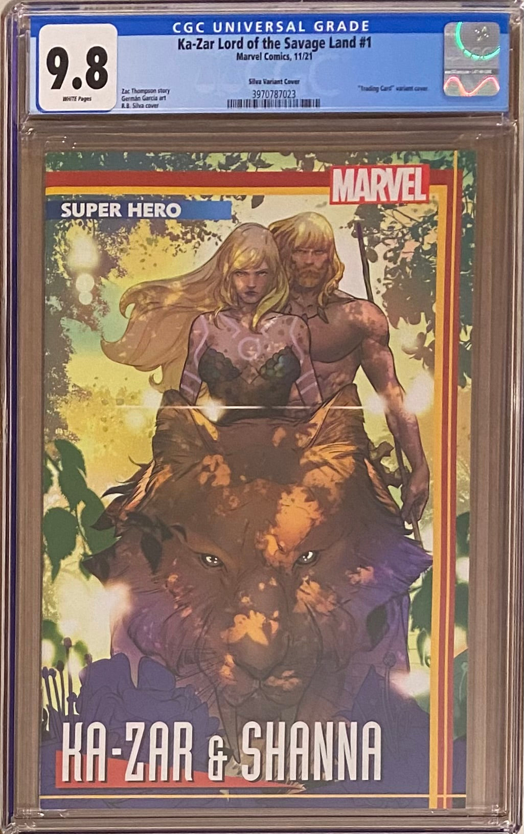 Ka-Zar: Lord of the Savage Land #1 Silva "Stormbreakers" Variant CGC 9.8