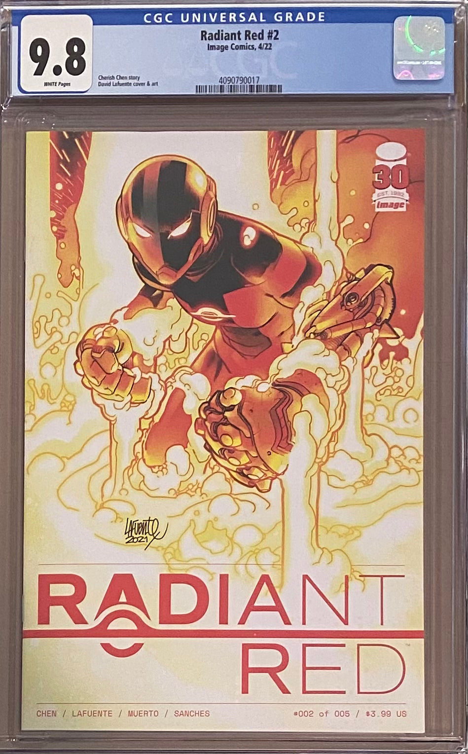 Radiant Red #2 CGC 9.8