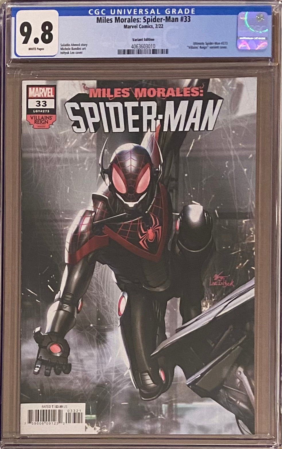 Miles Morales: Spider-Man #33 InHyuk Lee Variant CGC 9.8