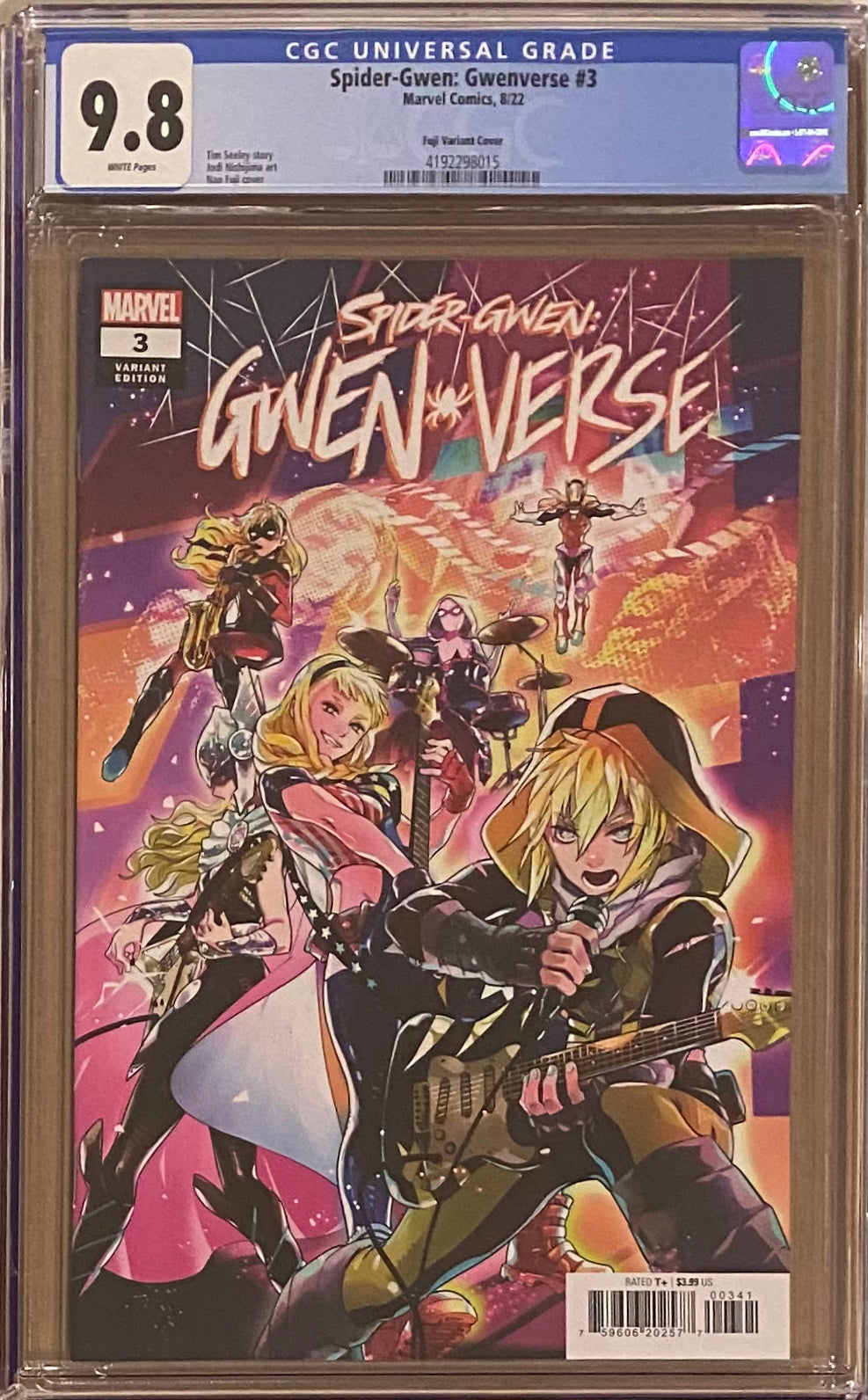 Spider-Gwen: Gwenverse #3 Fuji 1:25 Retailer Incentive Variant CGC 9.8