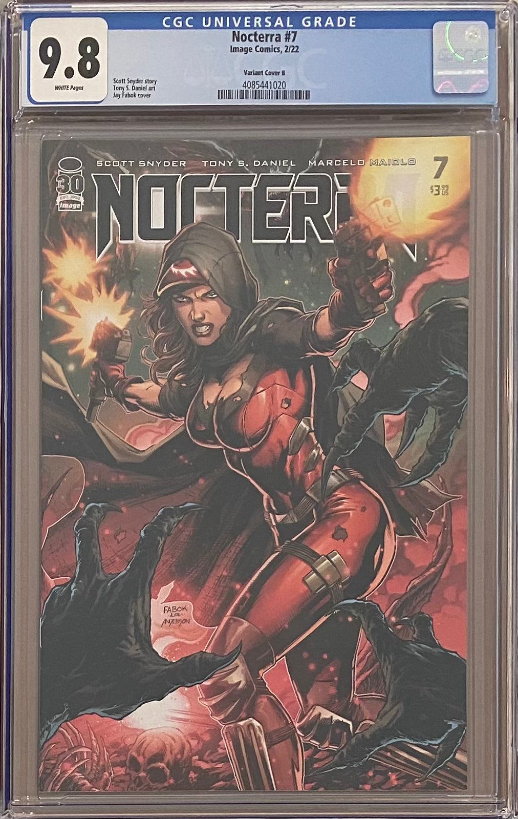 Nocterra #7 Fabok & Anderson Variant CGC 9.8