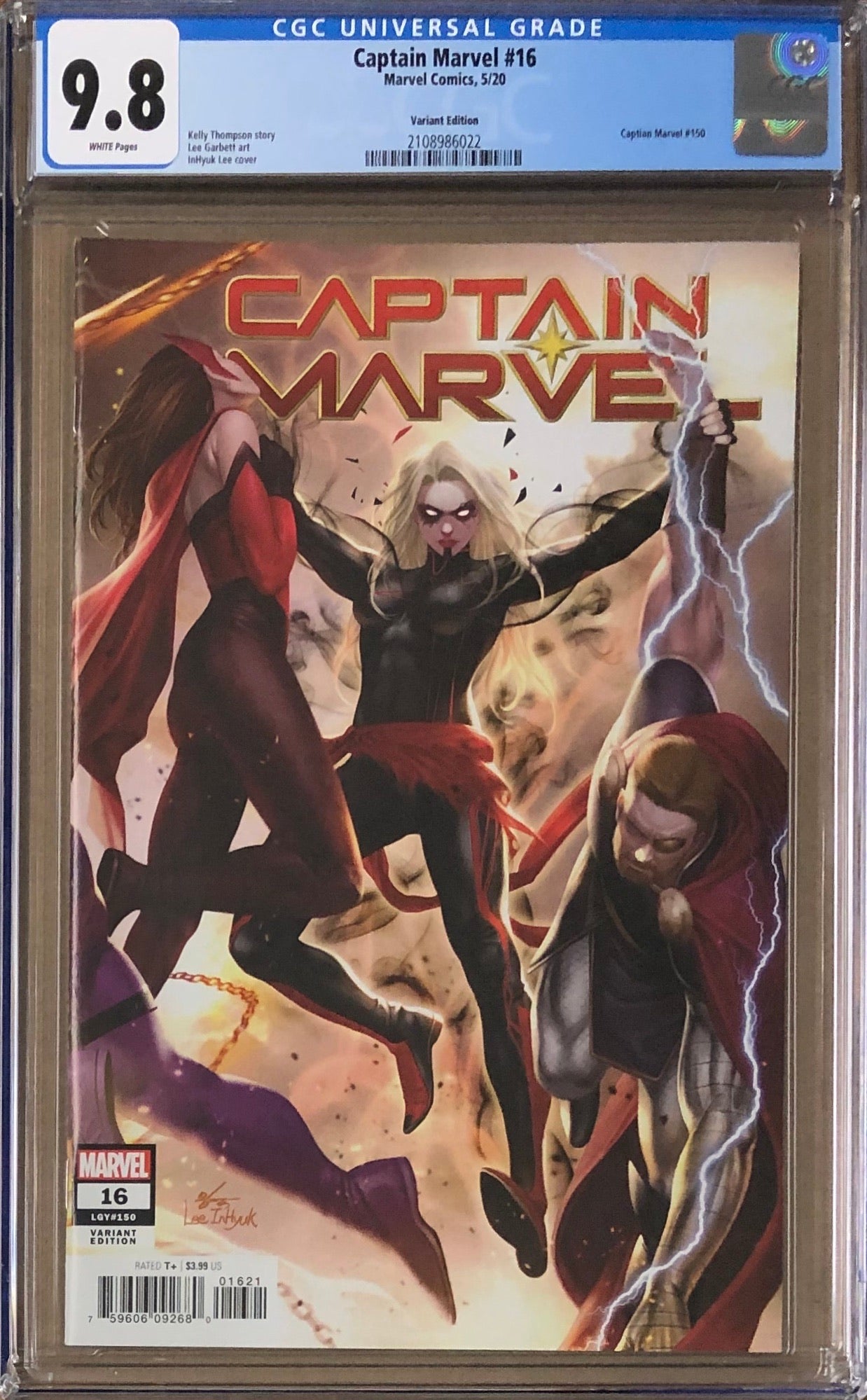 Captain Marvel #16 InHyuk Lee Connecting Variant CGC 9.8