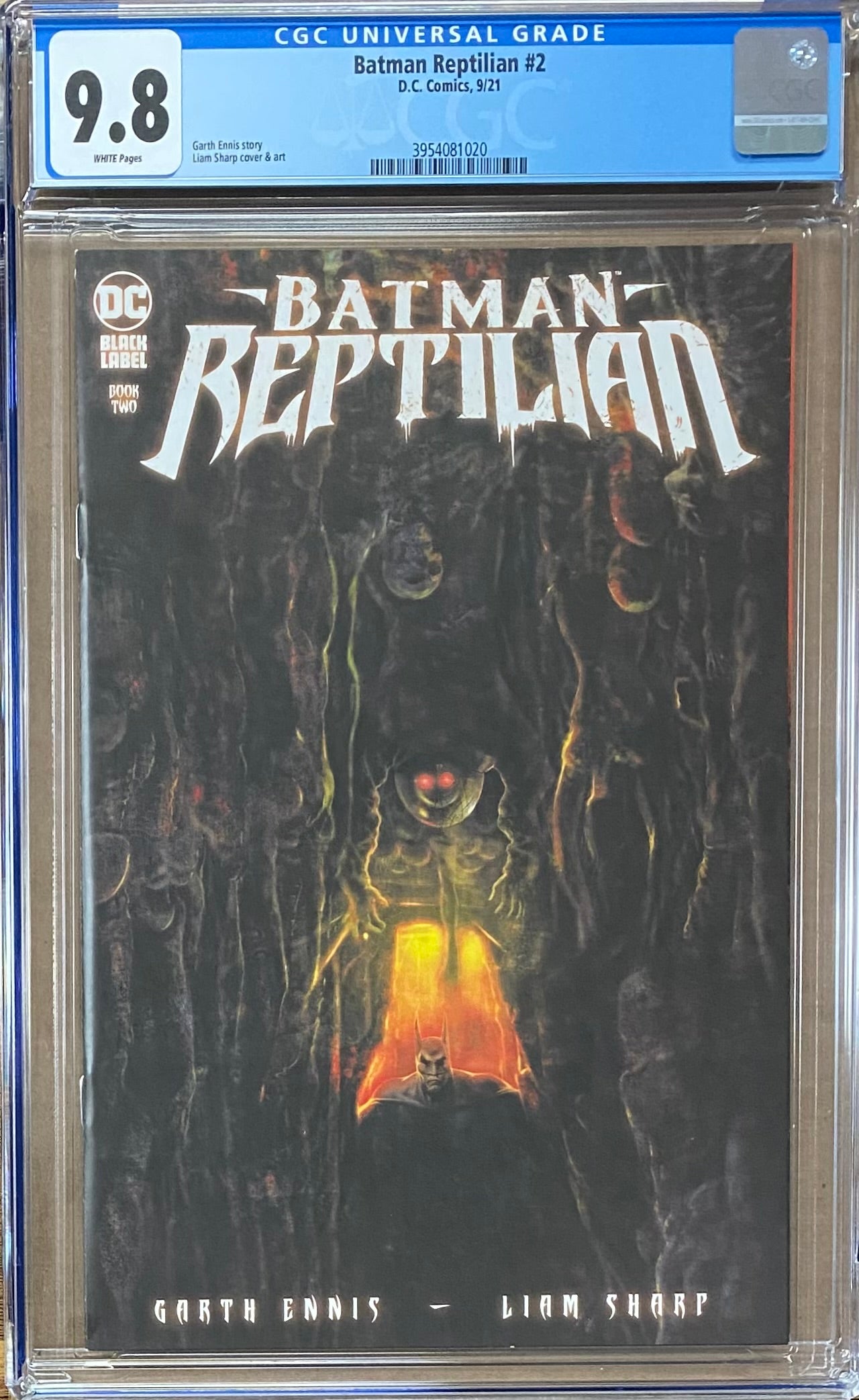 Batman: Reptilian #2 DC Black Label CGC 9.8