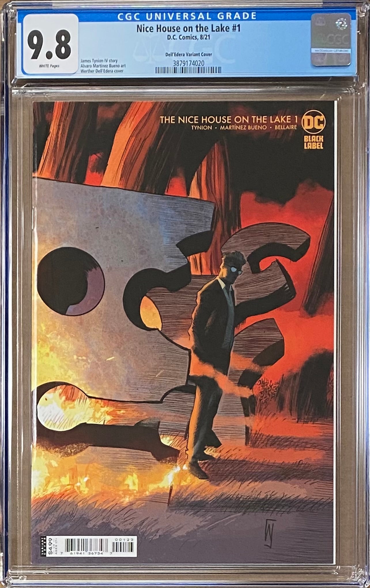 Nice House on the Lake #1 Retailer Incentive Variant CGC 9.8 - DC Black Label