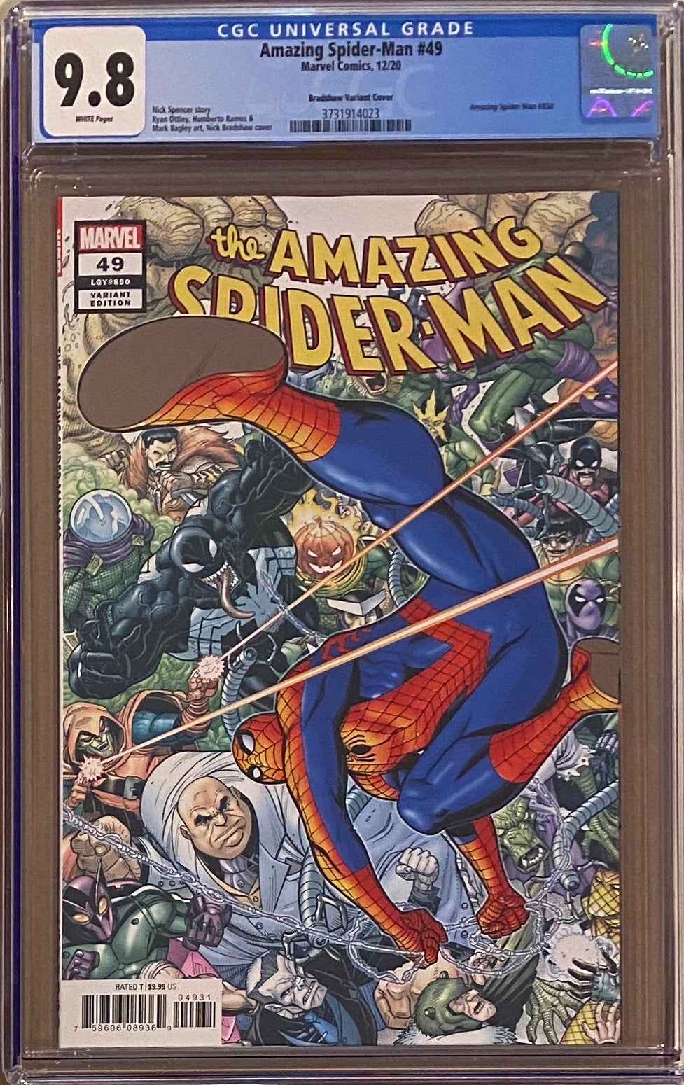 Amazing Spider-Man #850 (#49) Bradshaw Variant CGC 9.8