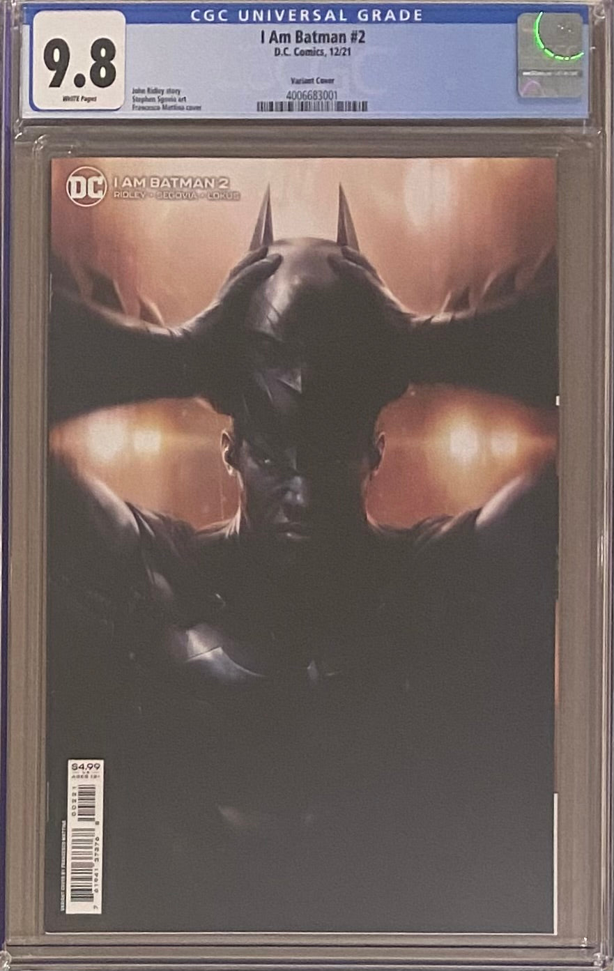 I Am Batman #2 Mattina Variant CGC 9.8