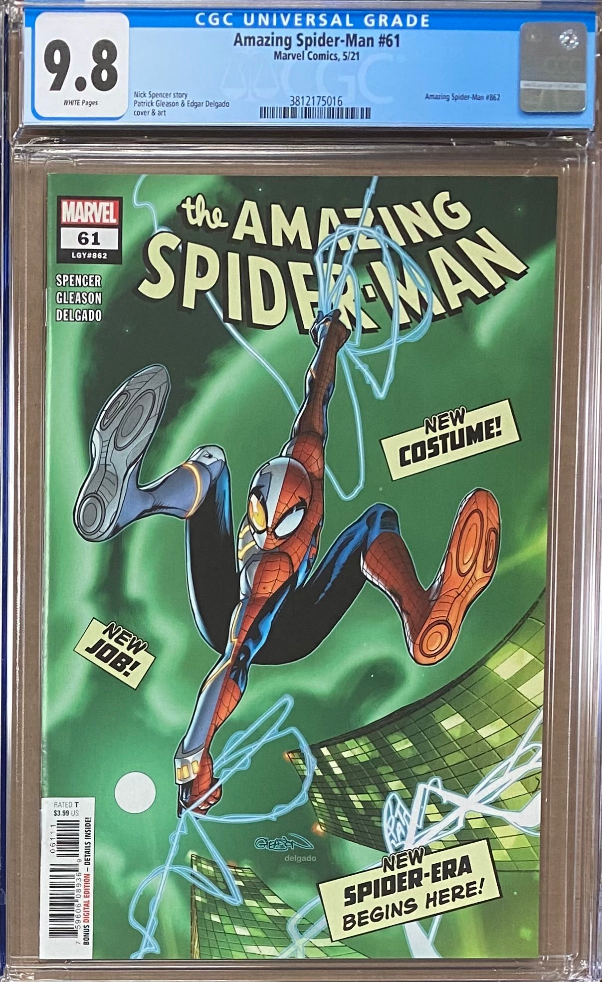 Amazing Spider-Man #61 CGC 9.8 - New Costume!