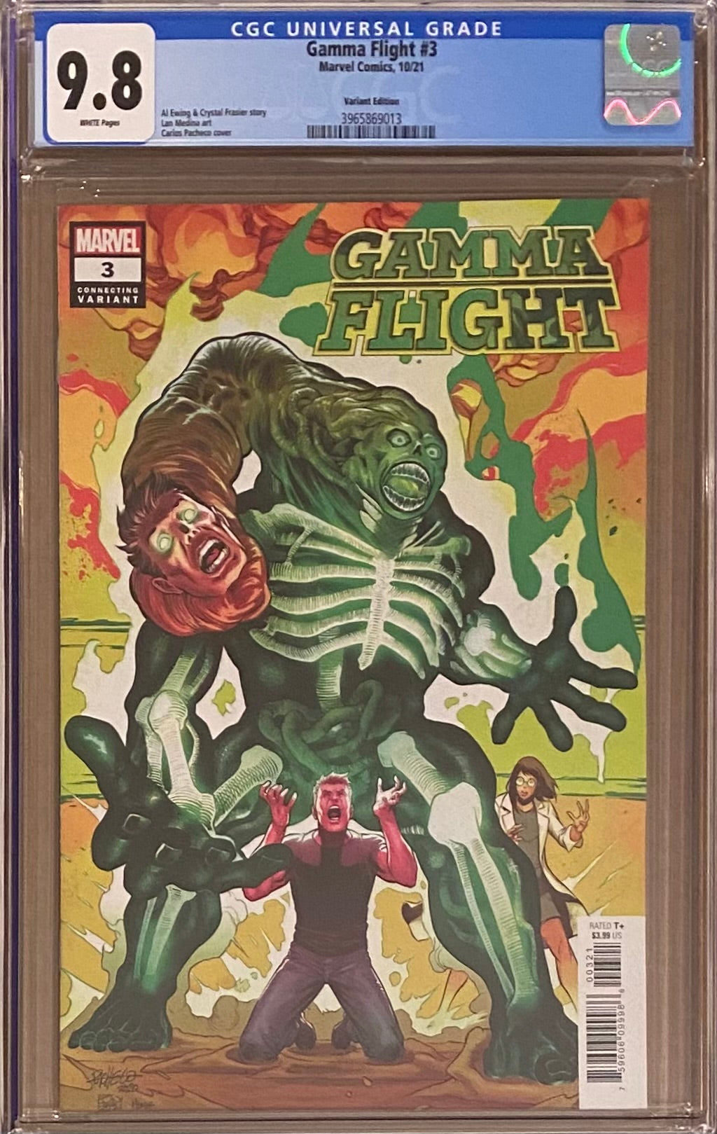 Gamma Flight #3 Pacheco Variant CGC 9.8