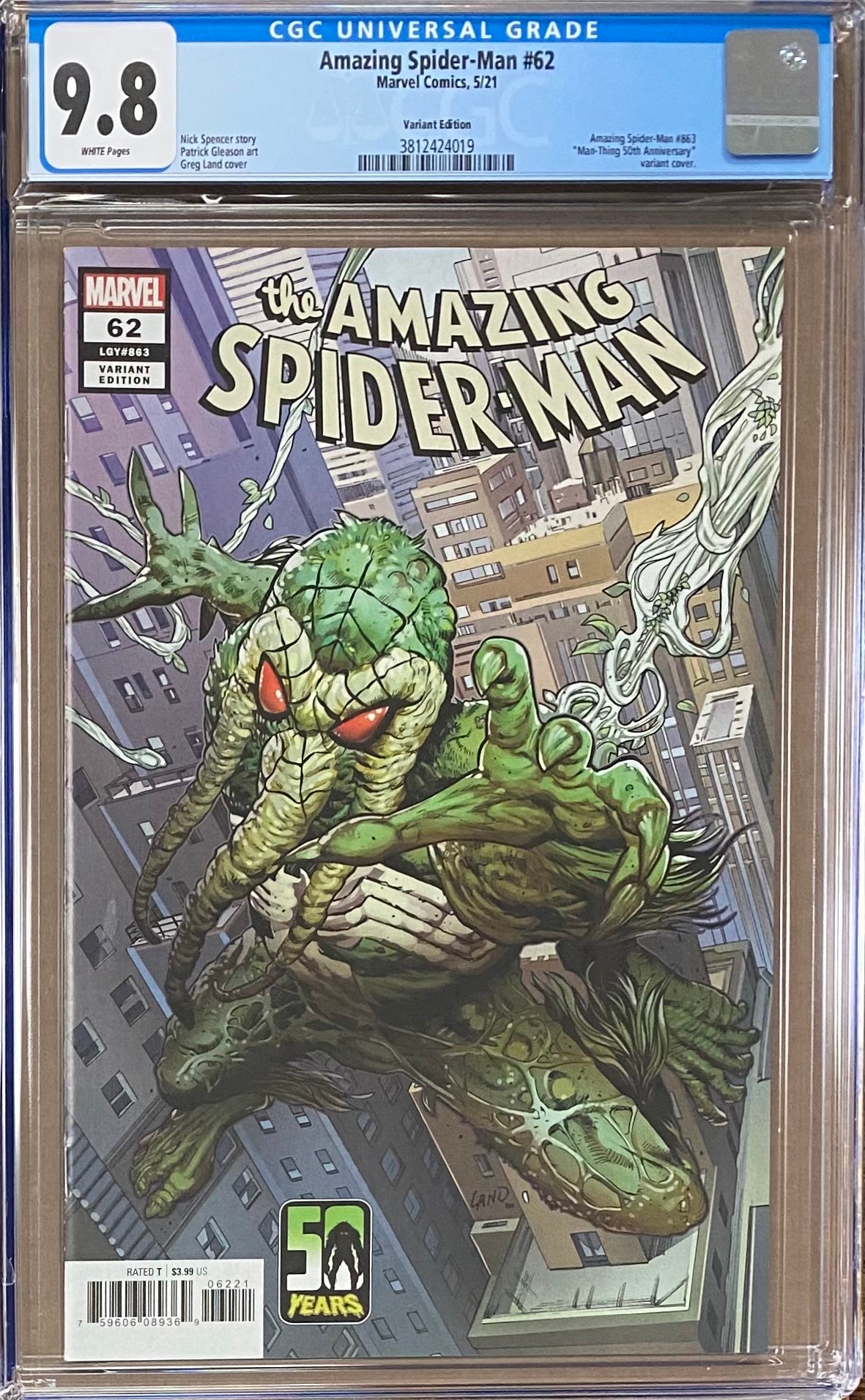 Amazing Spider-Man #62 Variant CGC 9.8