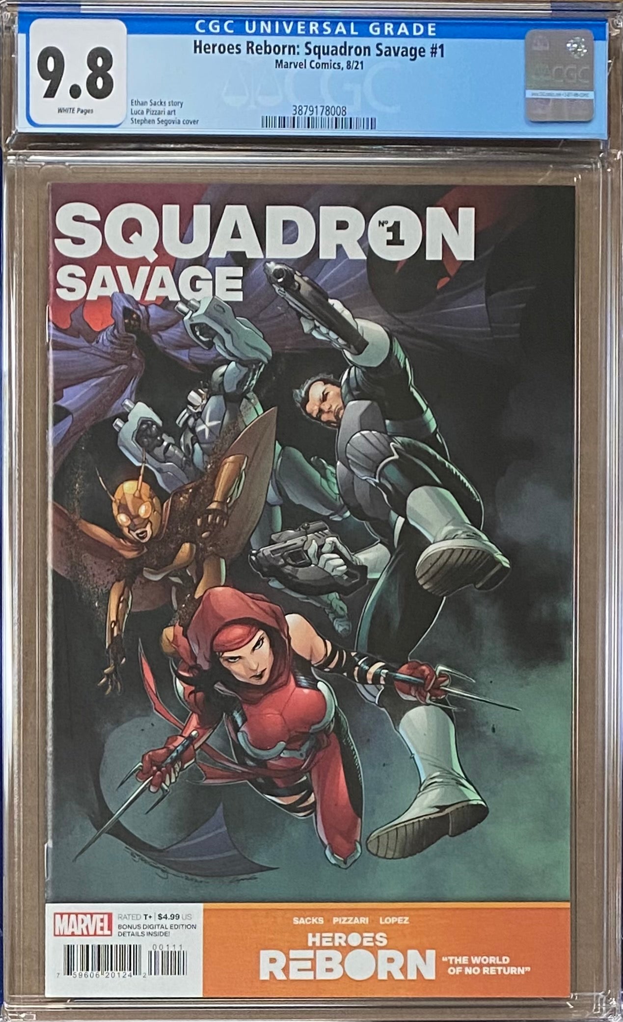 Heroes Reborn: Squadron Savage #1 CGC 9.8