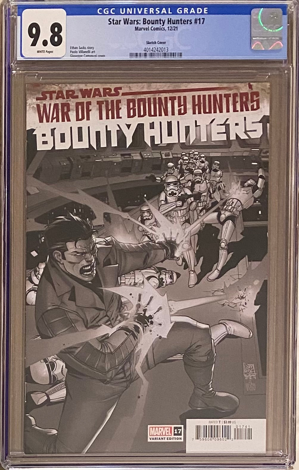Star Wars: Bounty Hunters #17 Carbonite Variant CGC 9.8 - War of the Bounty Hunters