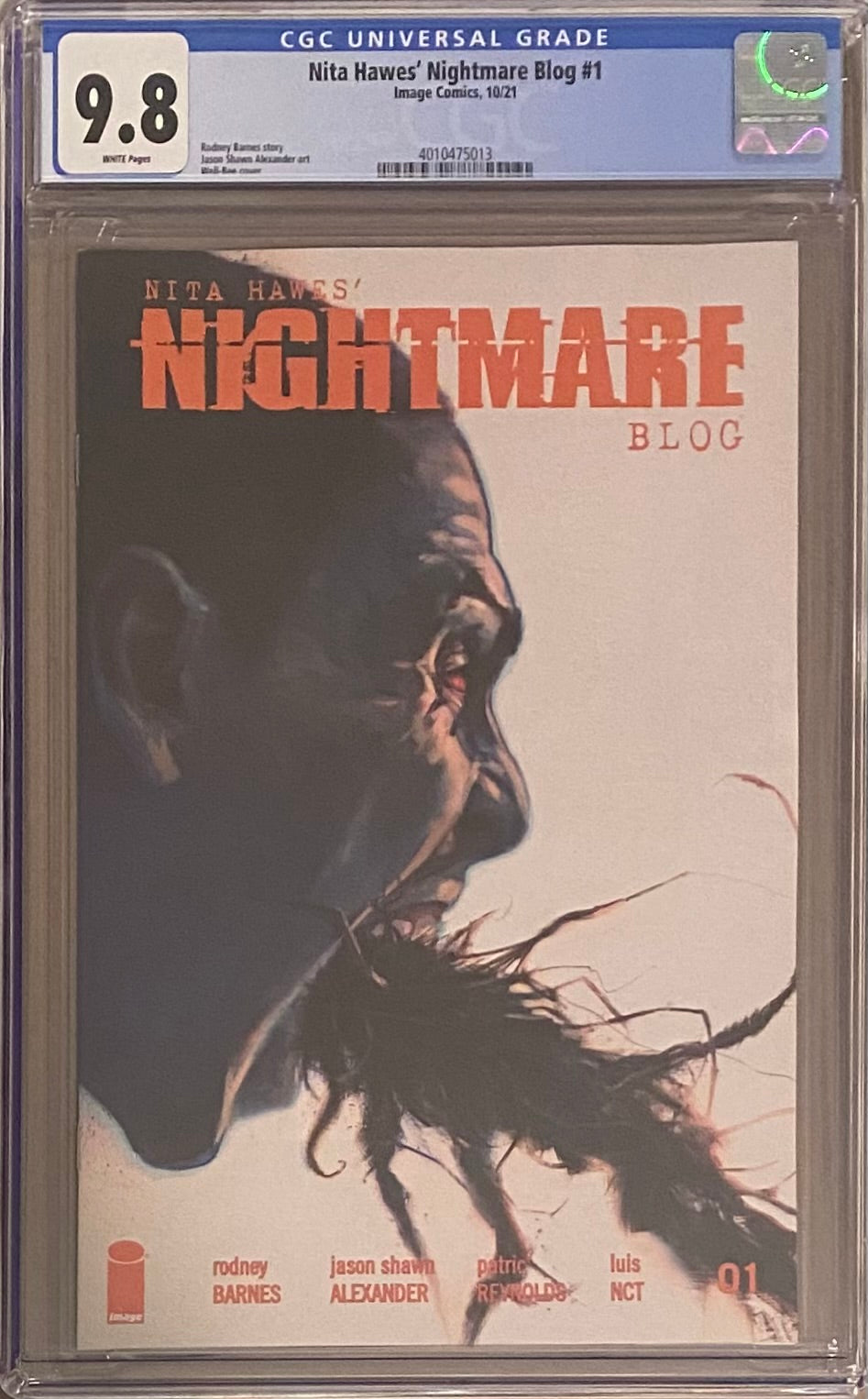 Nita Hawes' Nightmare Blog #1 CGC 9.8