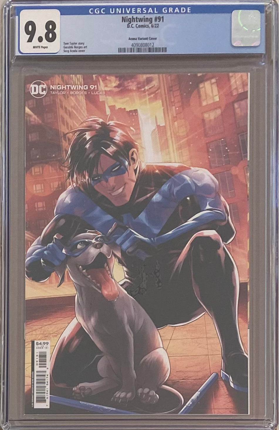 Nightwing #91 Acuna 1:25 Retailer Incentive Variant CGC 9.8