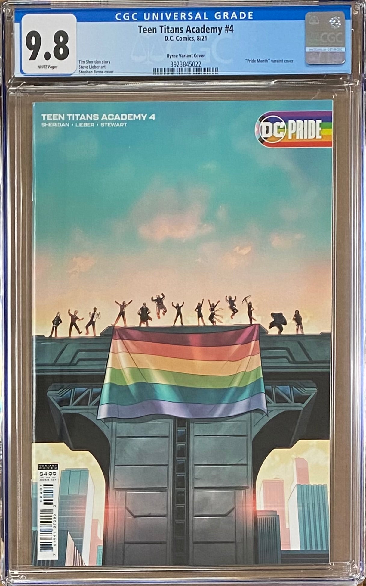 Teen Titans Academy #4 "Pride" Variant CGC 9.8