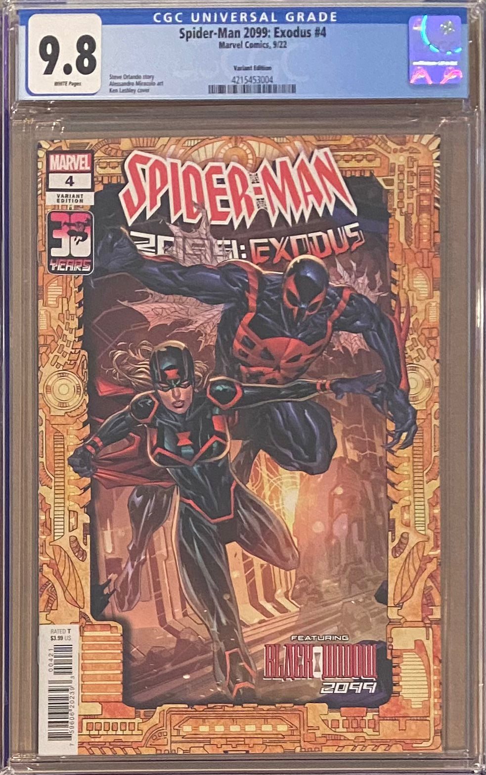 Spider-Man 2099: Exodus #4 Lashley Variant CGC 9.8