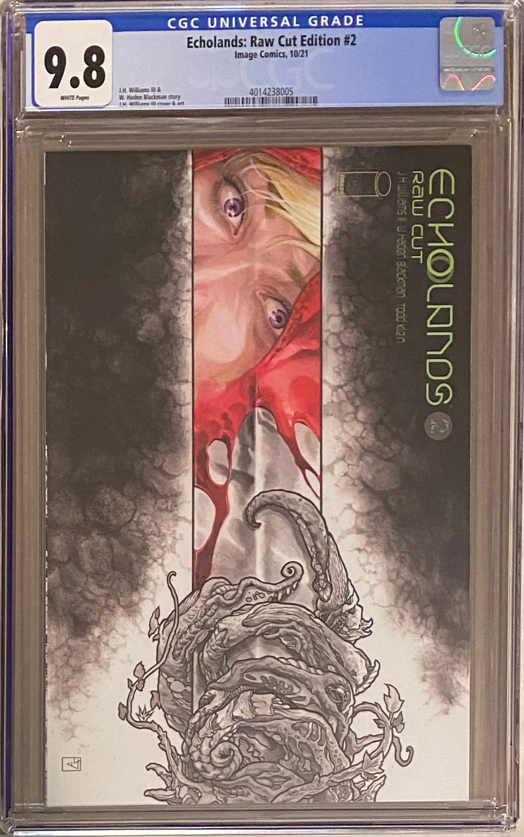 Echolands #2 Raw Cut Edition CGC 9.8