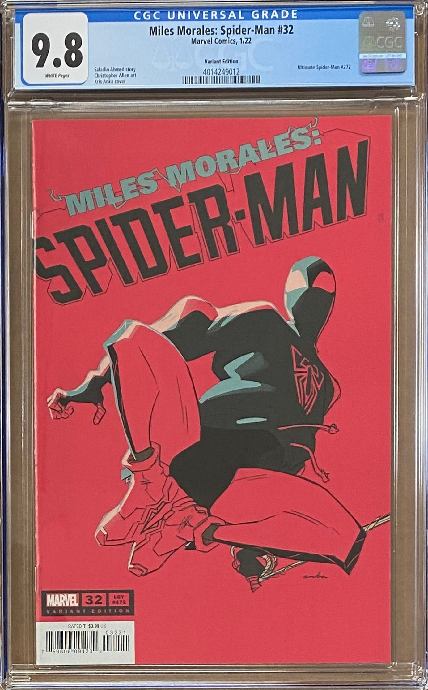 Miles Morales: Spider-Man #32 Variant CGC 9.8