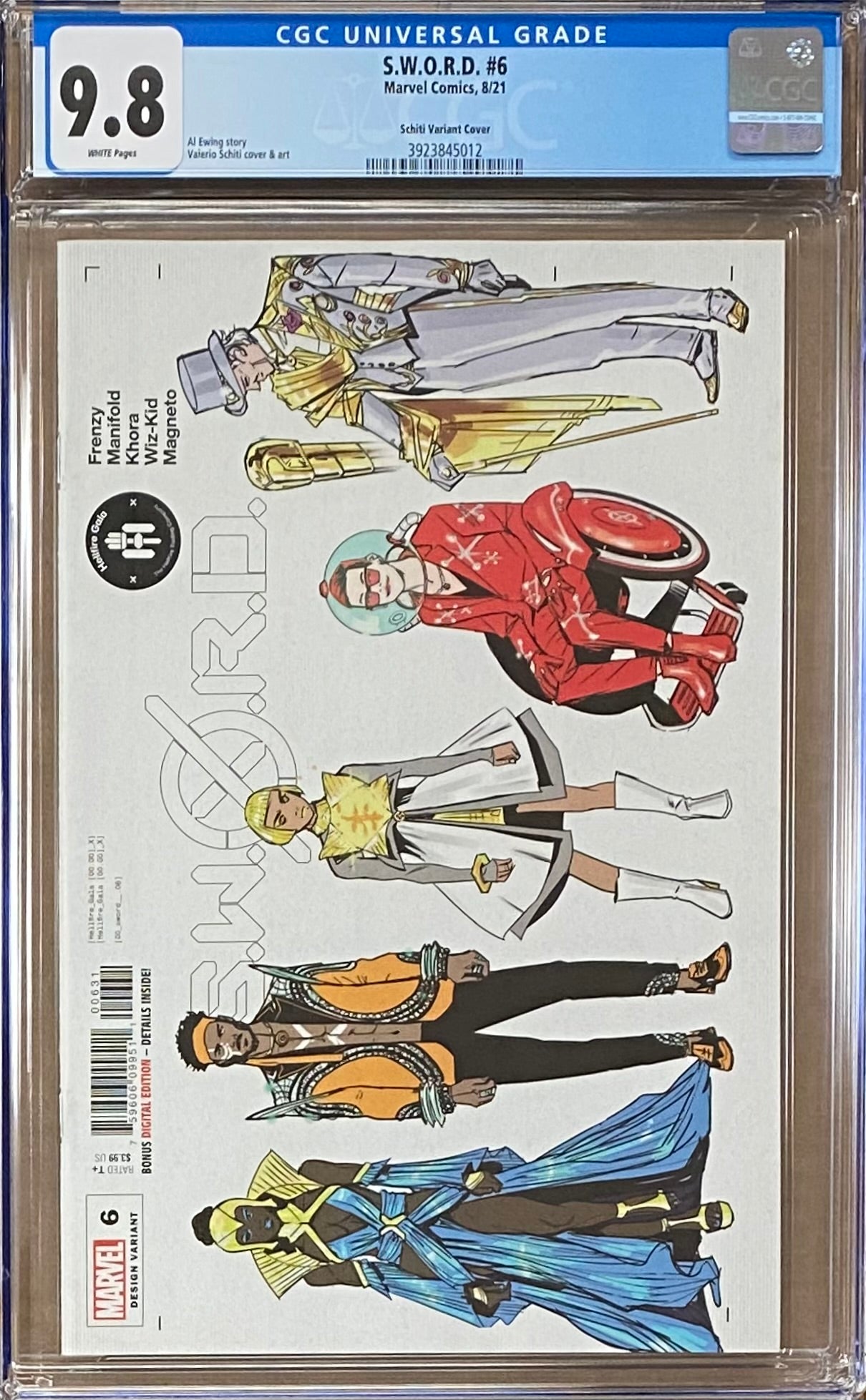 S.W.O.R.D. #6 Hellfire Gala Design Variant CGC 9.8