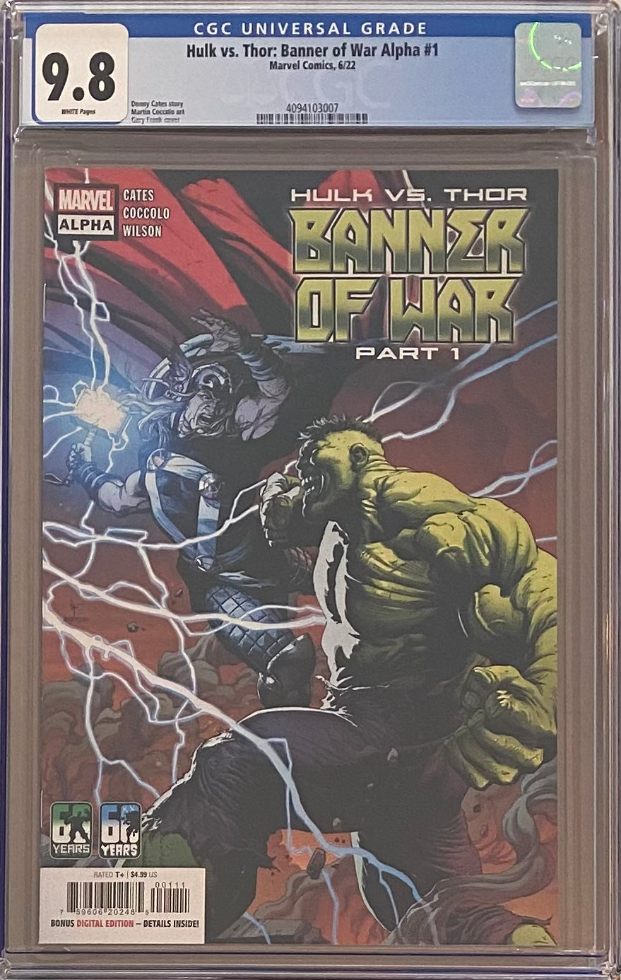 Hulk vs. Thor: Banner of War #1 CGC 9.8