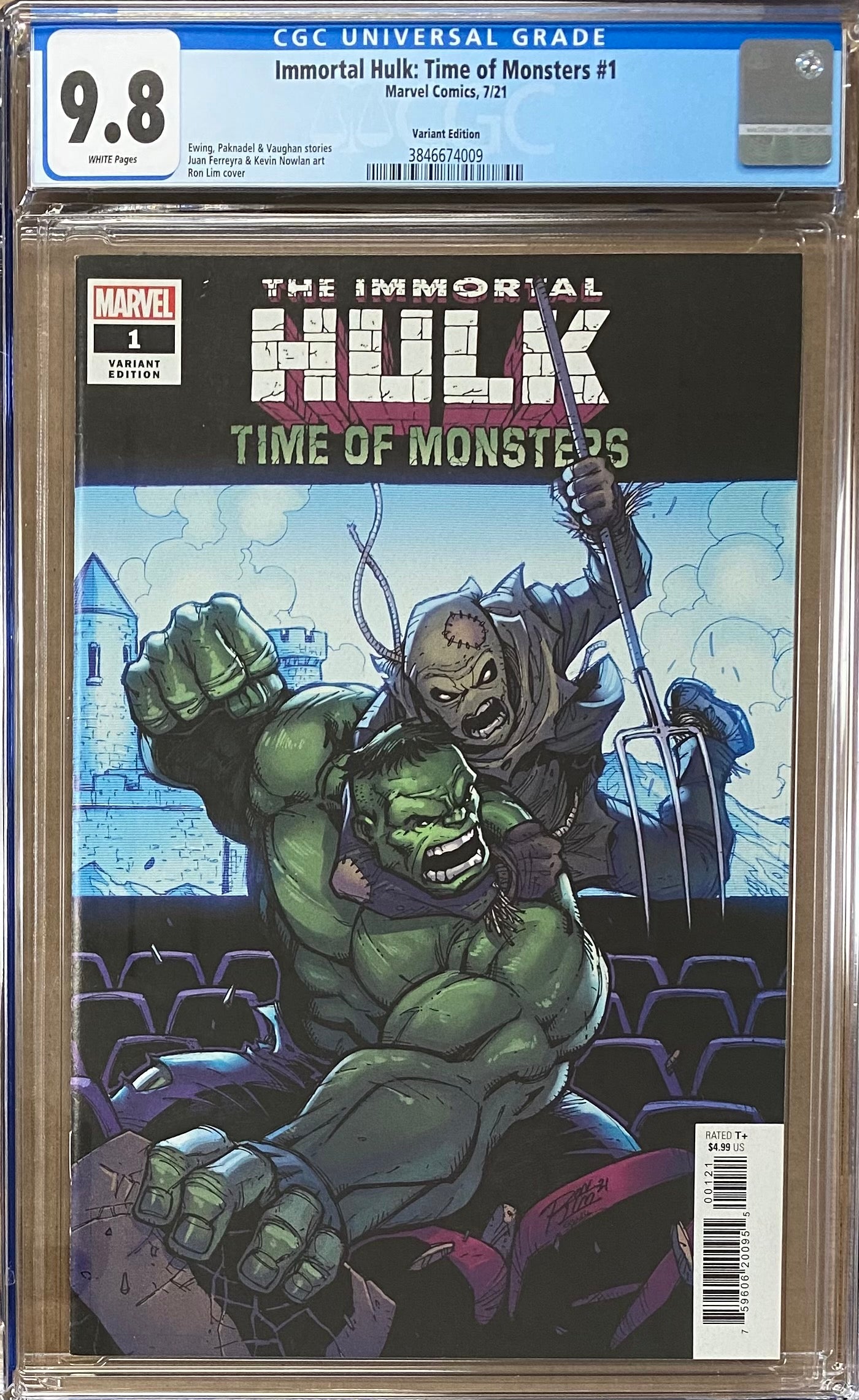 Immortal Hulk: Time of Monsters #1 Variant CGC 9.8