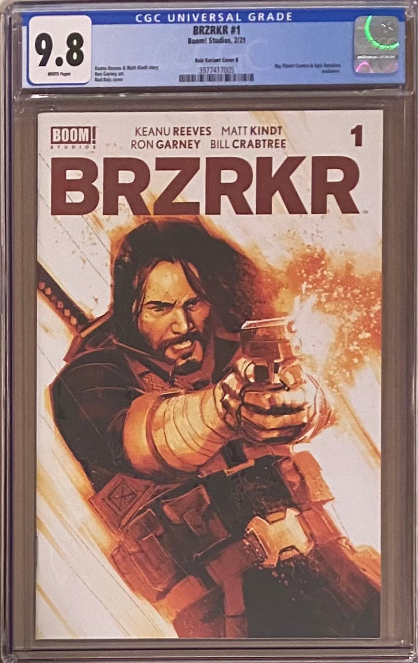 BRZRKR #1 Reis Variant B CGC 9.8