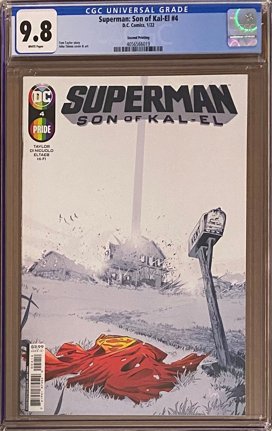 Superman: Son of Kal-El #4 Second Printing CGC 9.8