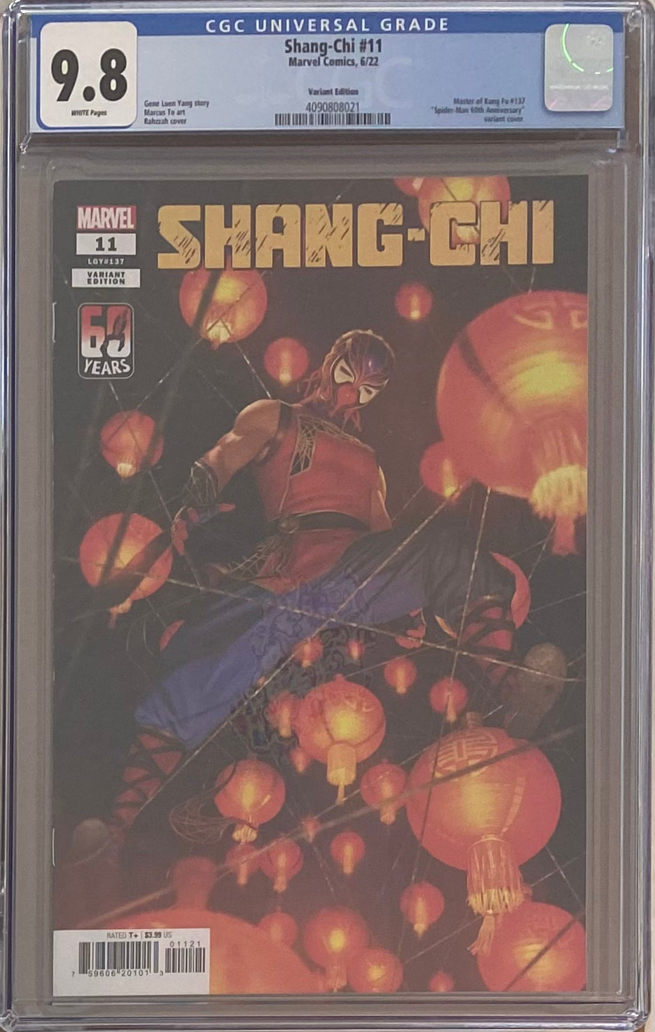 Shang-Chi #11 Rahzzah Spider-Man Variant CGC 9.8