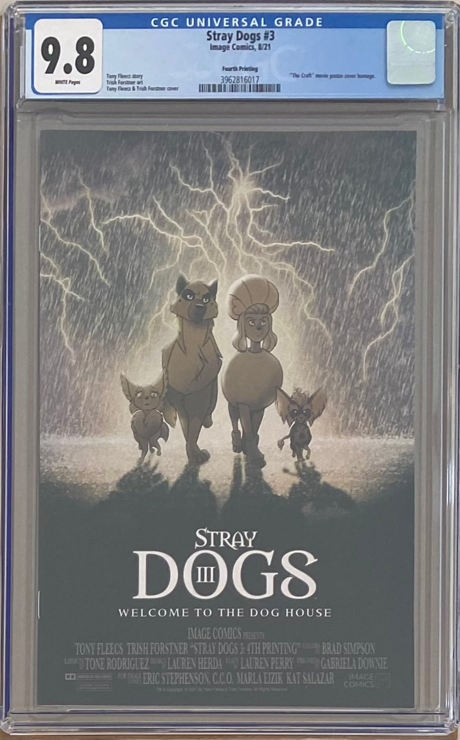 Stray Dogs #3 Fourth Printing CGC 9.8
