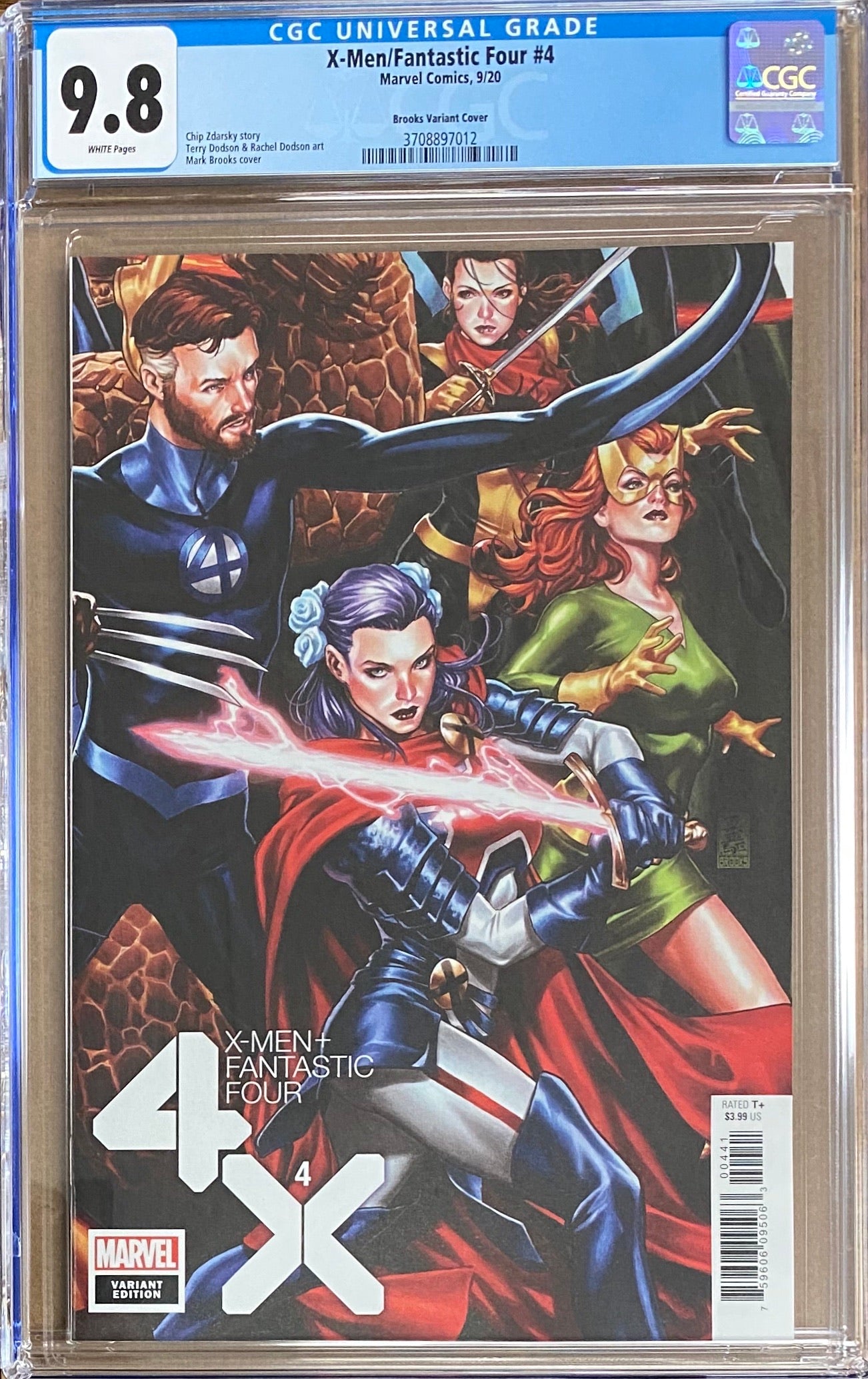 X-Men Fantastic Four #4 Brooks Connecting Variant CGC 9.8