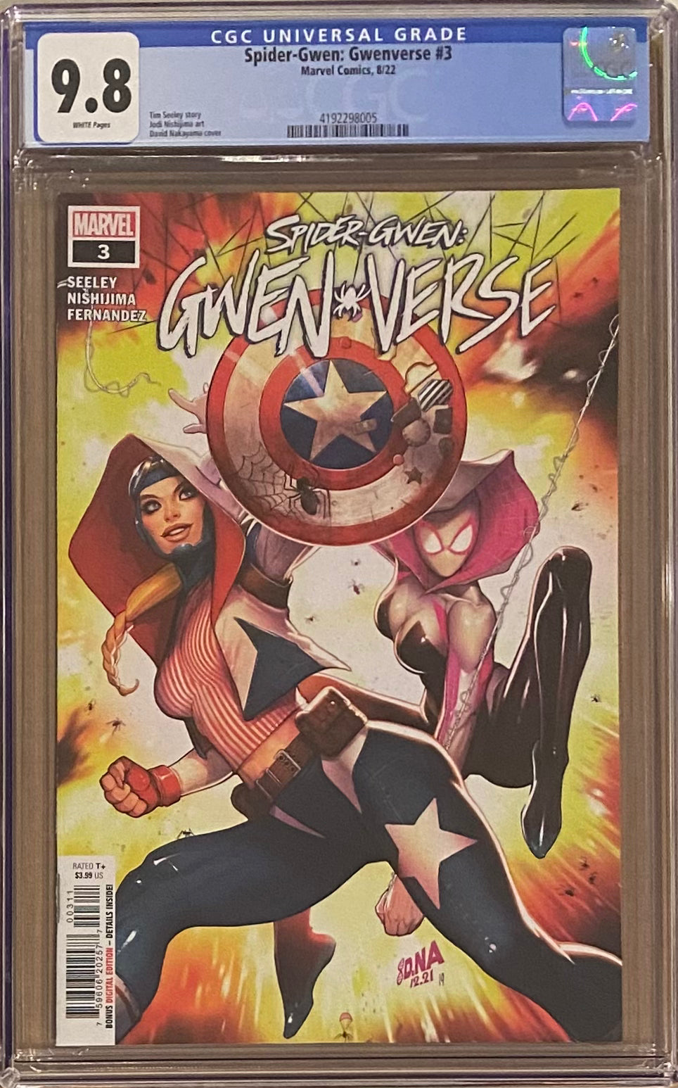 Spider-Gwen: Gwenverse #3 CGC 9.8
