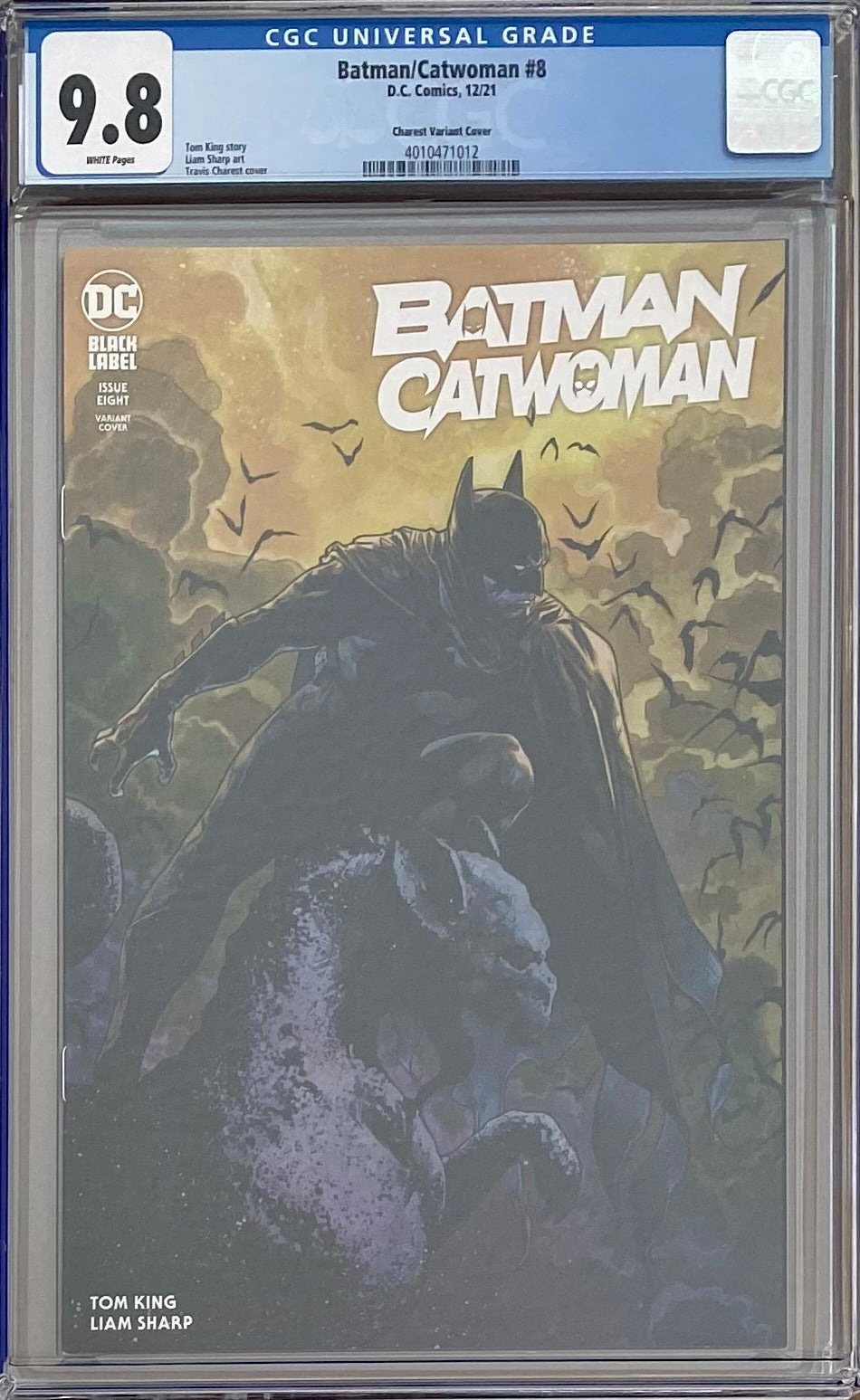 Batman Catwoman #8 Charest Variant DC Black Label CGC 9.8