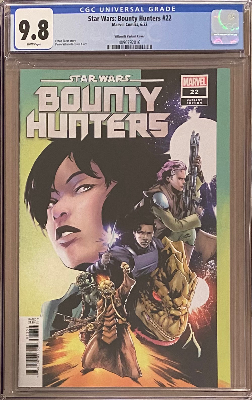 Star Wars: Bounty Hunters #22 Villanelli Variant CGC 9.8