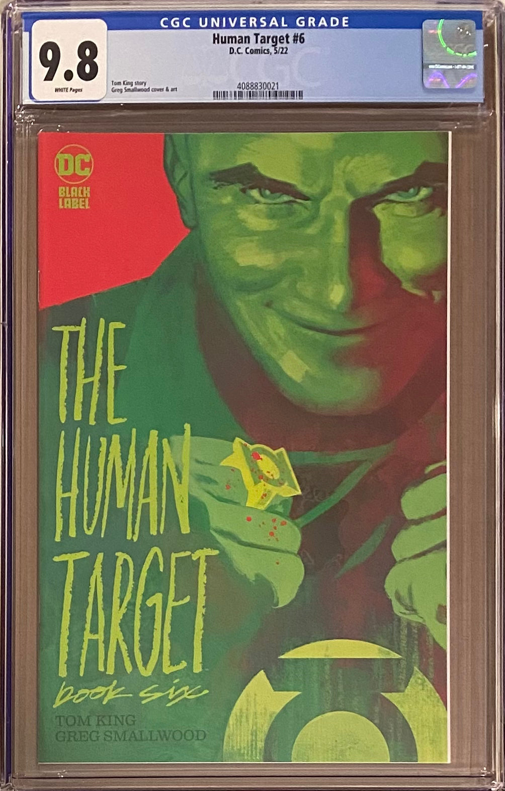 The Human Target #6 CGC 9.8 - DC Black Label