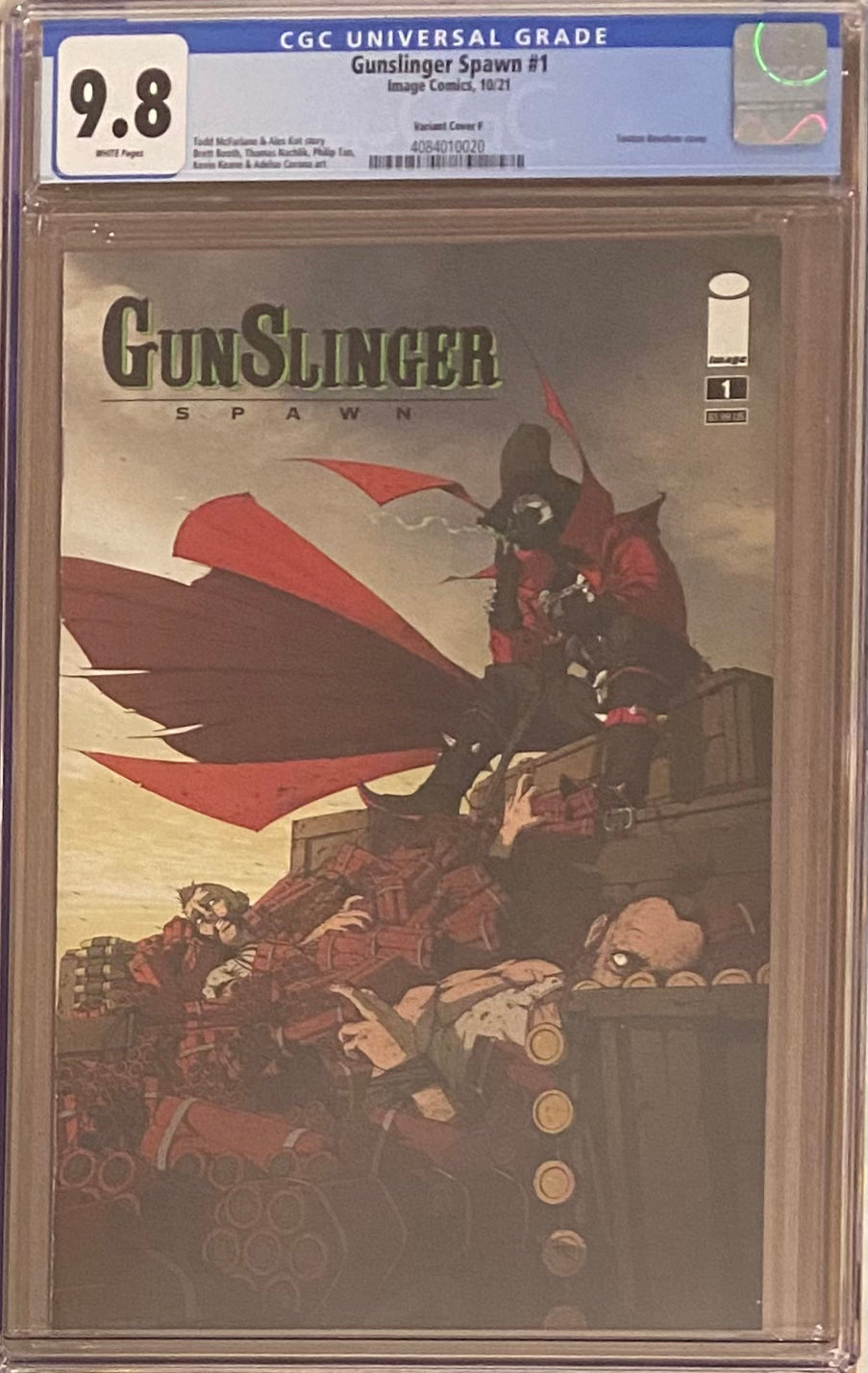 Gunslinger Spawn #1 Cover F - Revolver CGC 9.8