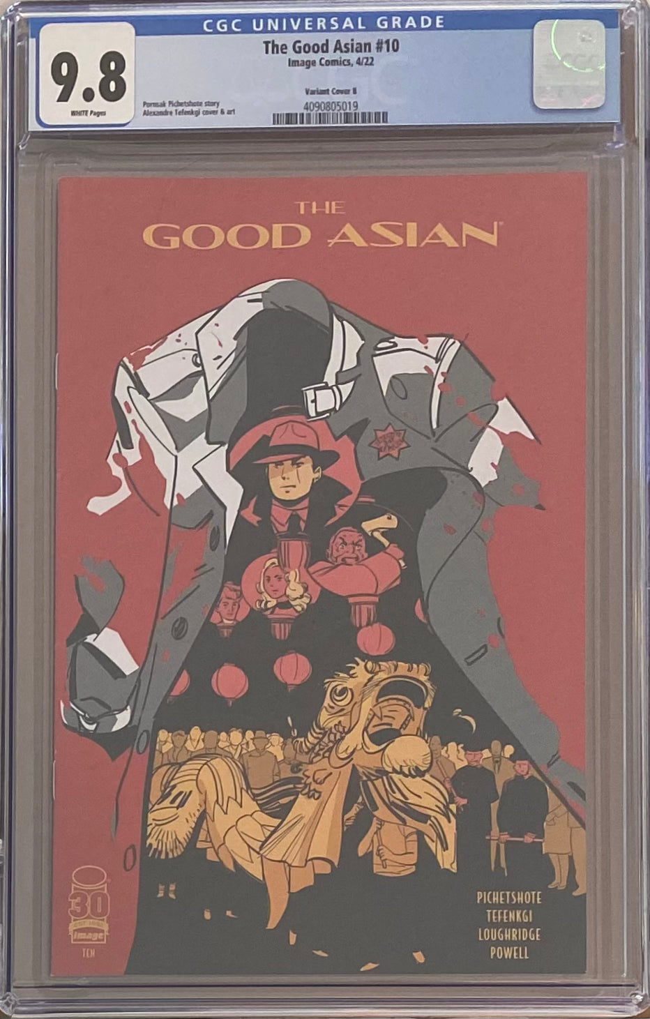 The Good Asian #10 Variant CGC 9.8