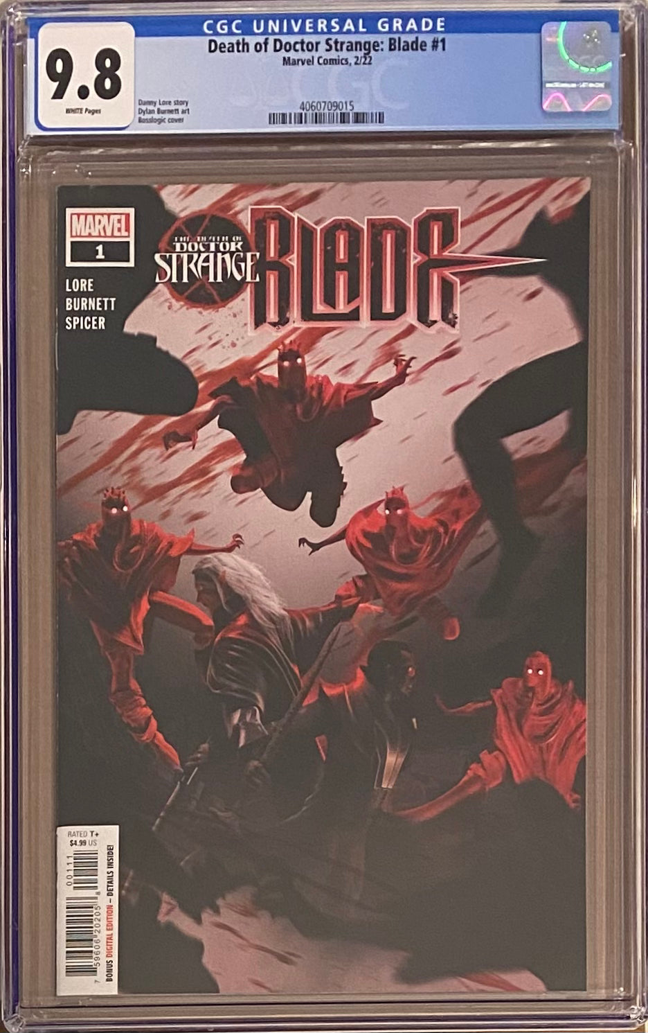 The Death of Doctor Strange: Blade #1 CGC 9.8