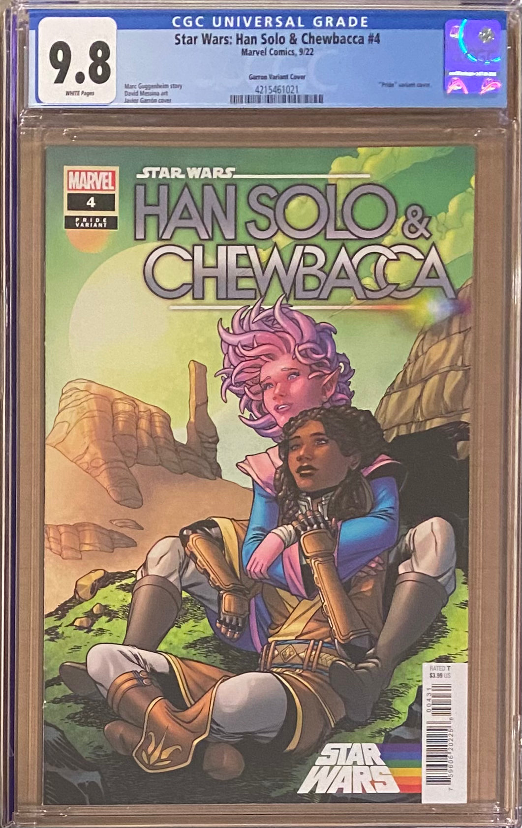 Star Wars: Han Solo & Chewbacca #4 Garron Variant CGC 9.8