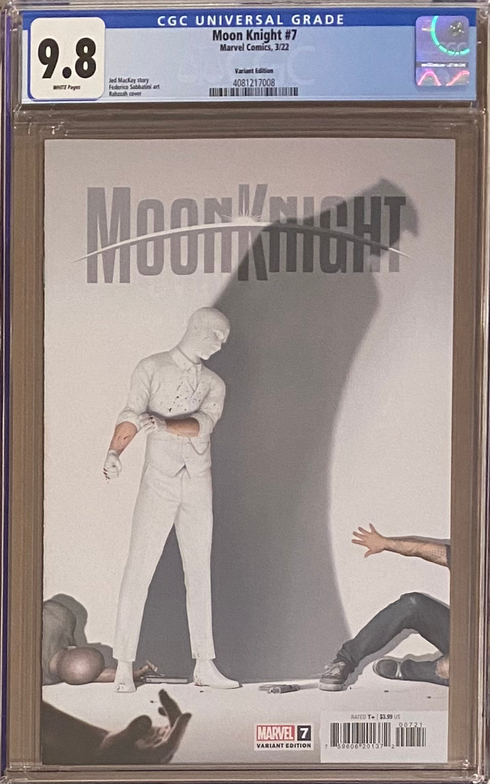 Moon Knight #7 Rahzzah Variant CGC 9.8