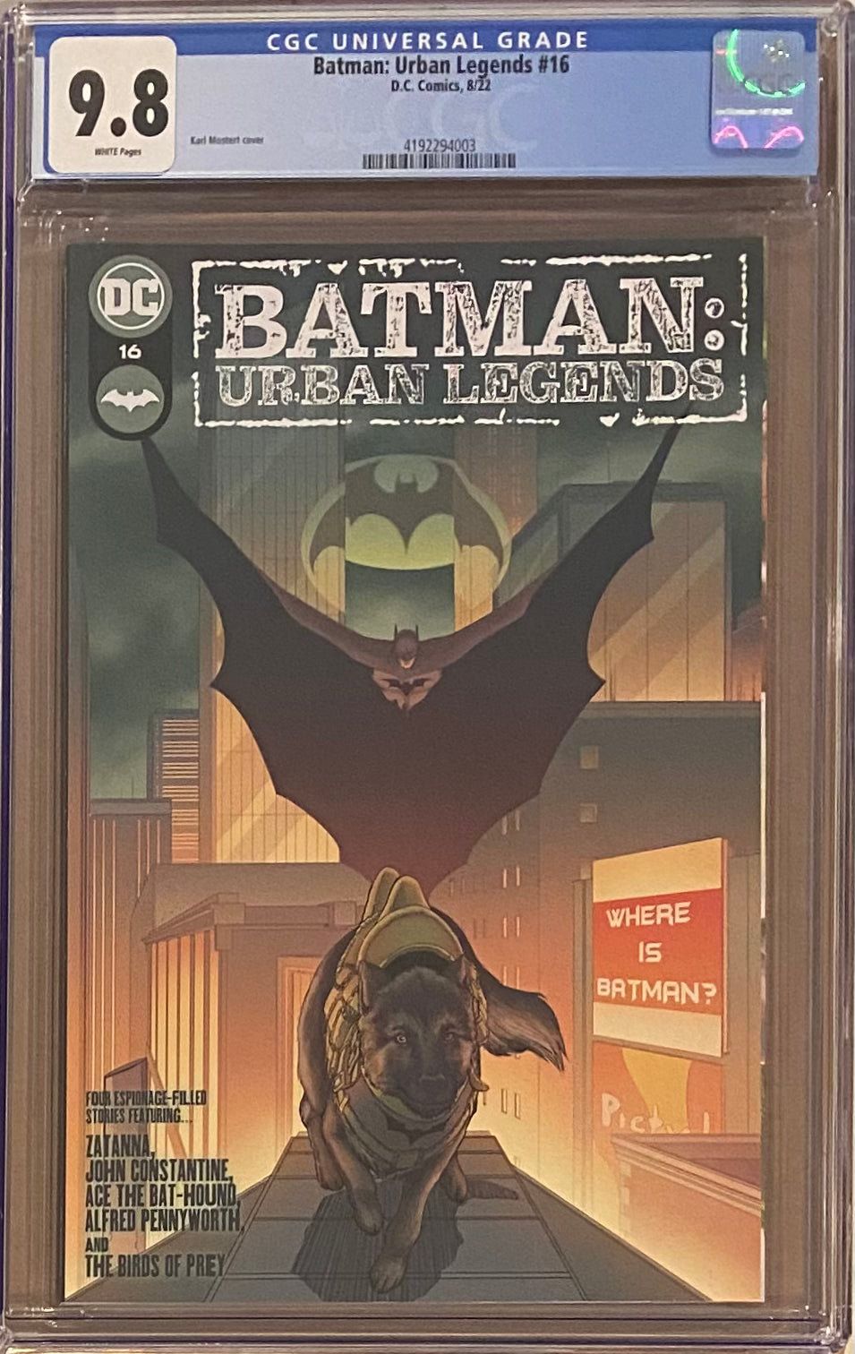 Batman: Urban Legends #16 CGC 9.8