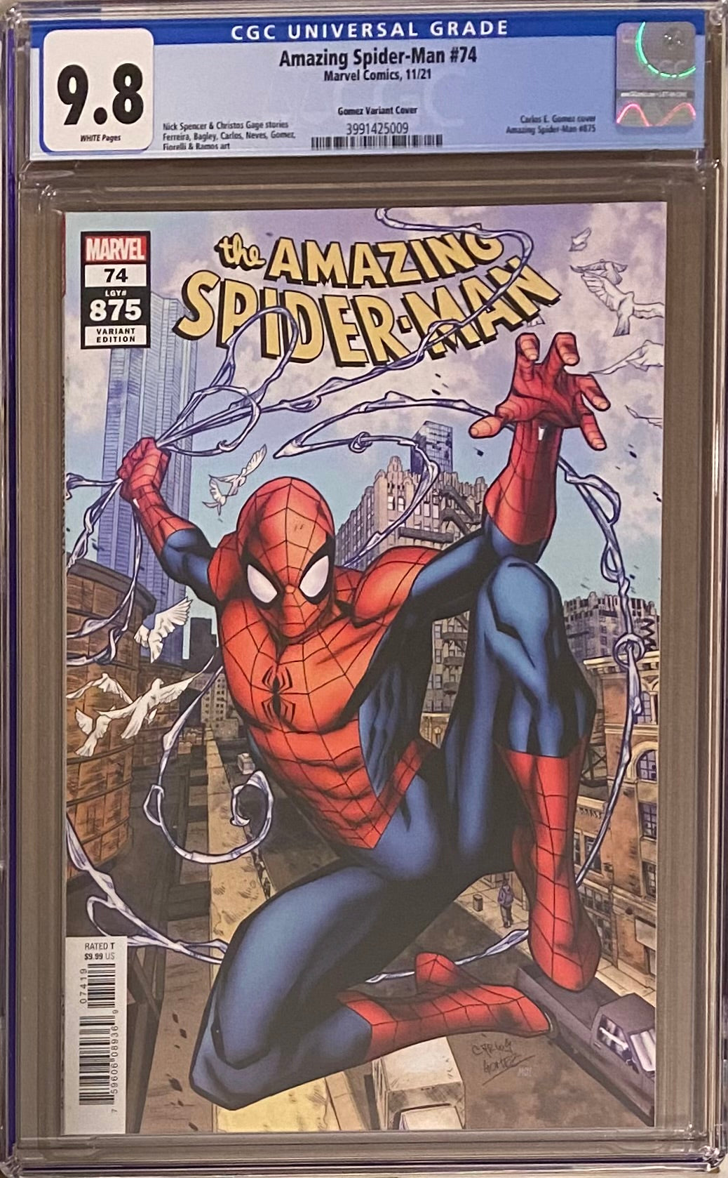 Amazing Spider-Man #74 (#875) Gomez Variant CGC 9.8