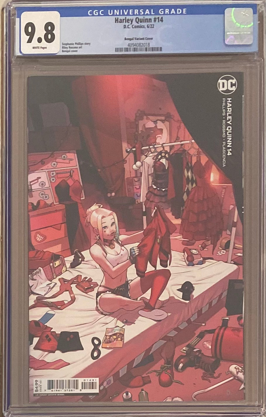 Harley Quinn #14 Bengal 1:25 Retailer Incentive Variant CGC 9.8