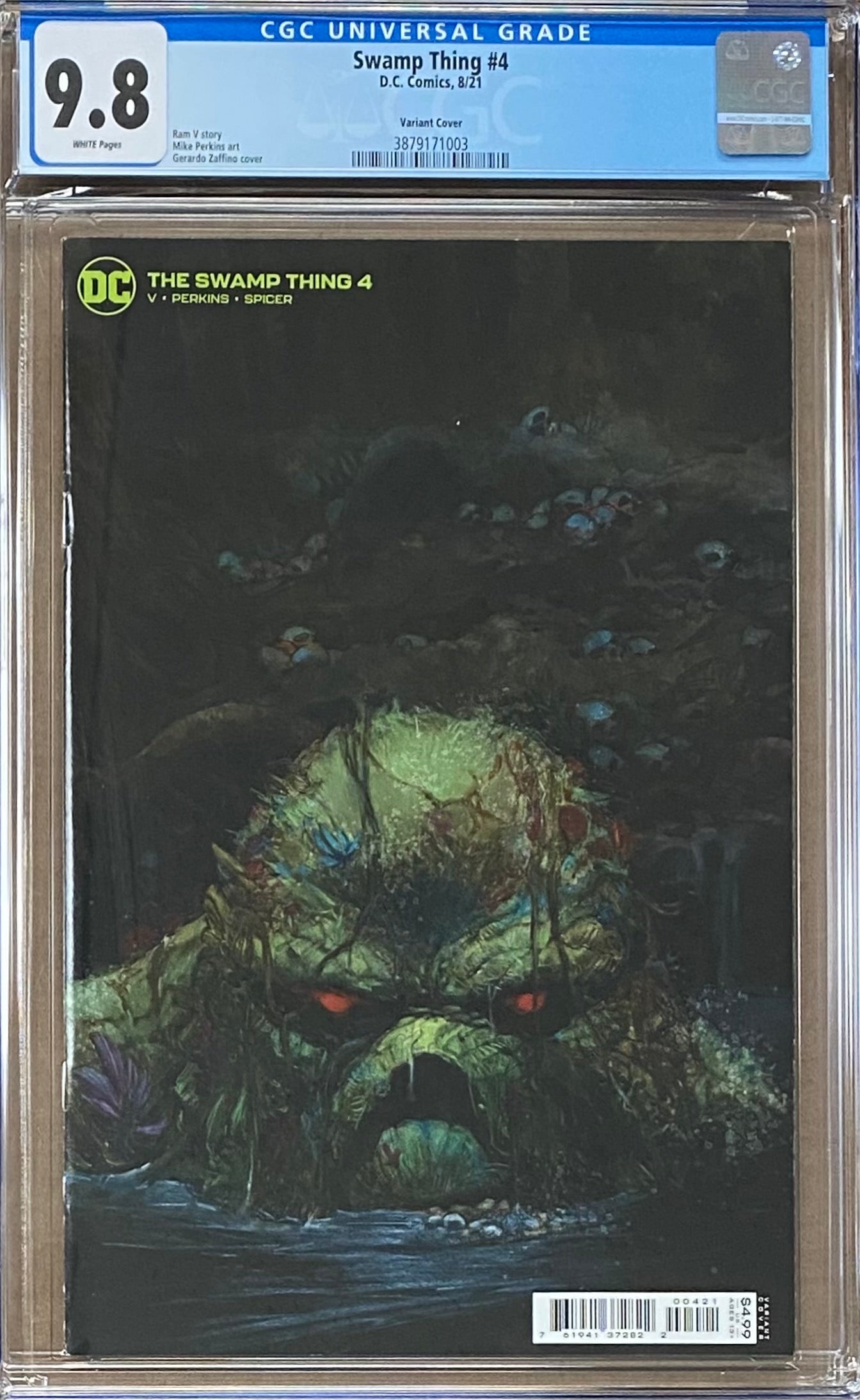 Swamp Thing #4 Variant CGC 9.8