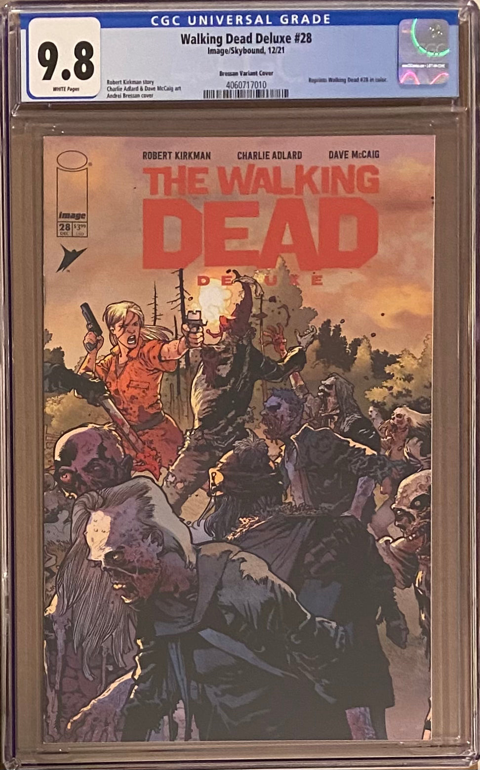 Walking Dead Deluxe #28 Bressan Variant CGC 9.8