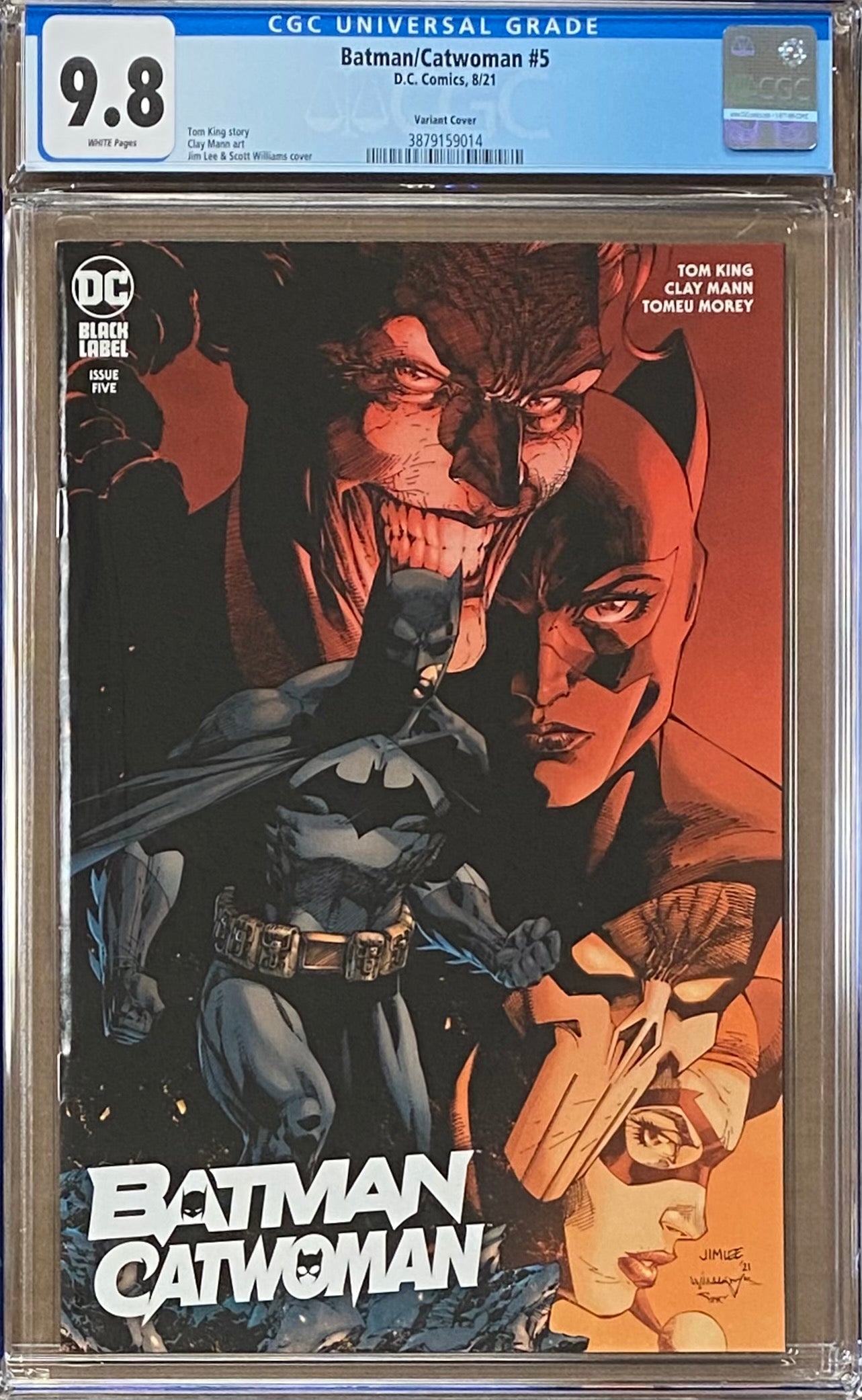 Batman Catwoman #5 Jim Lee Variant DC Black Label CGC 9.8