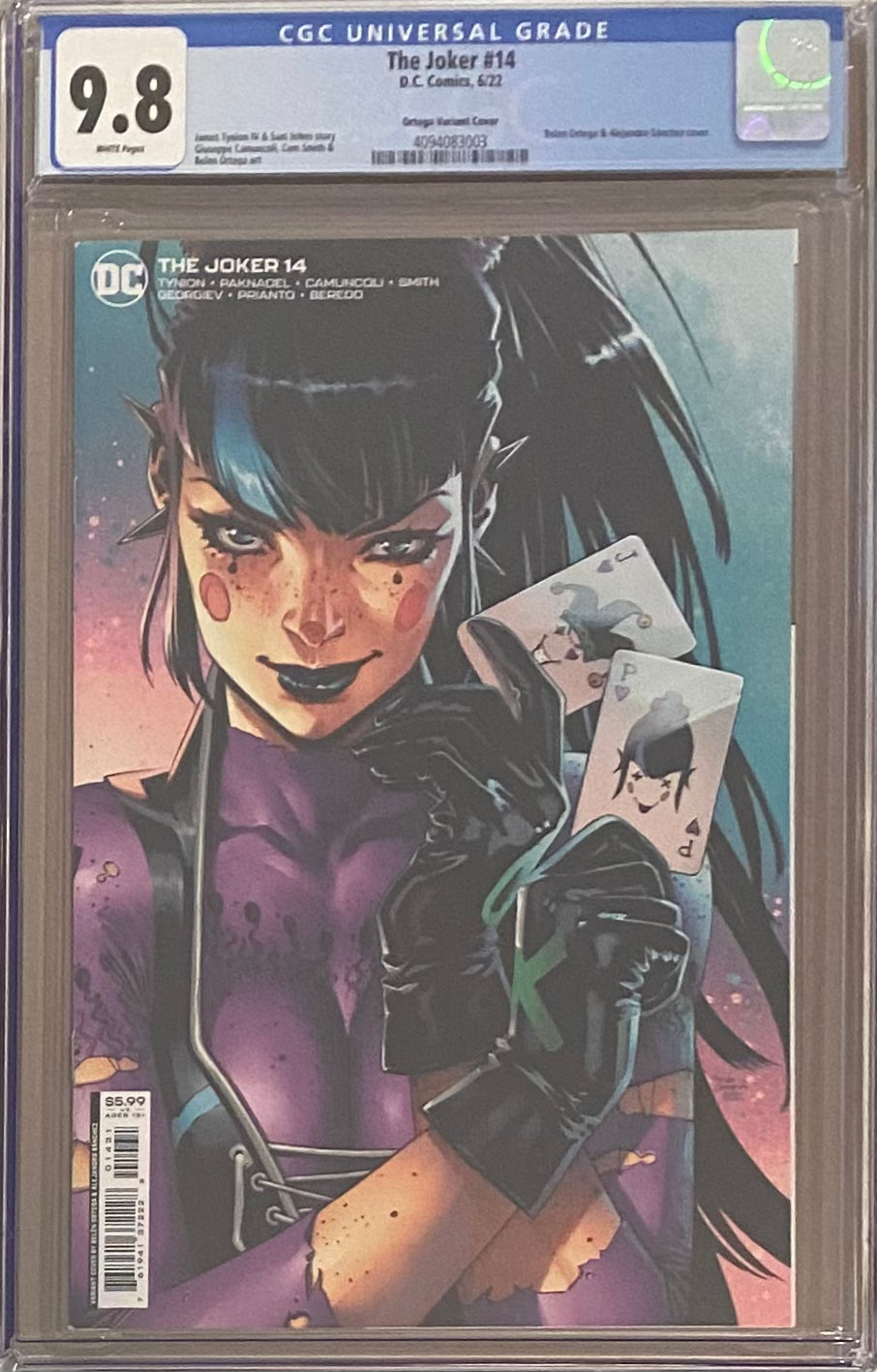 The Joker #14 Ortega Variant CGC 9.8