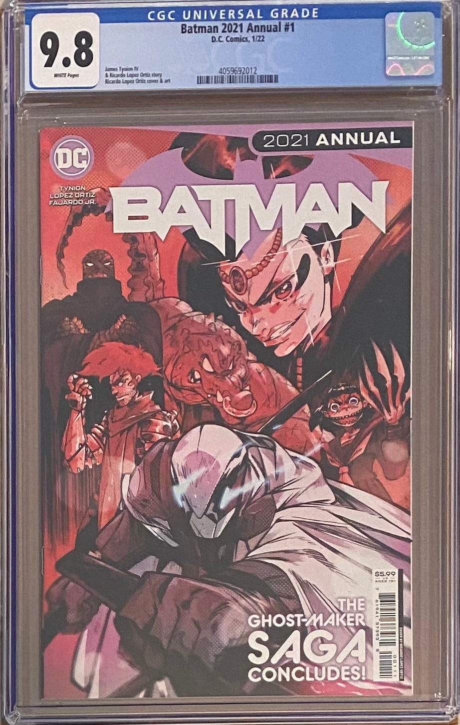 Batman 2021 Annual #1 CGC 9.8