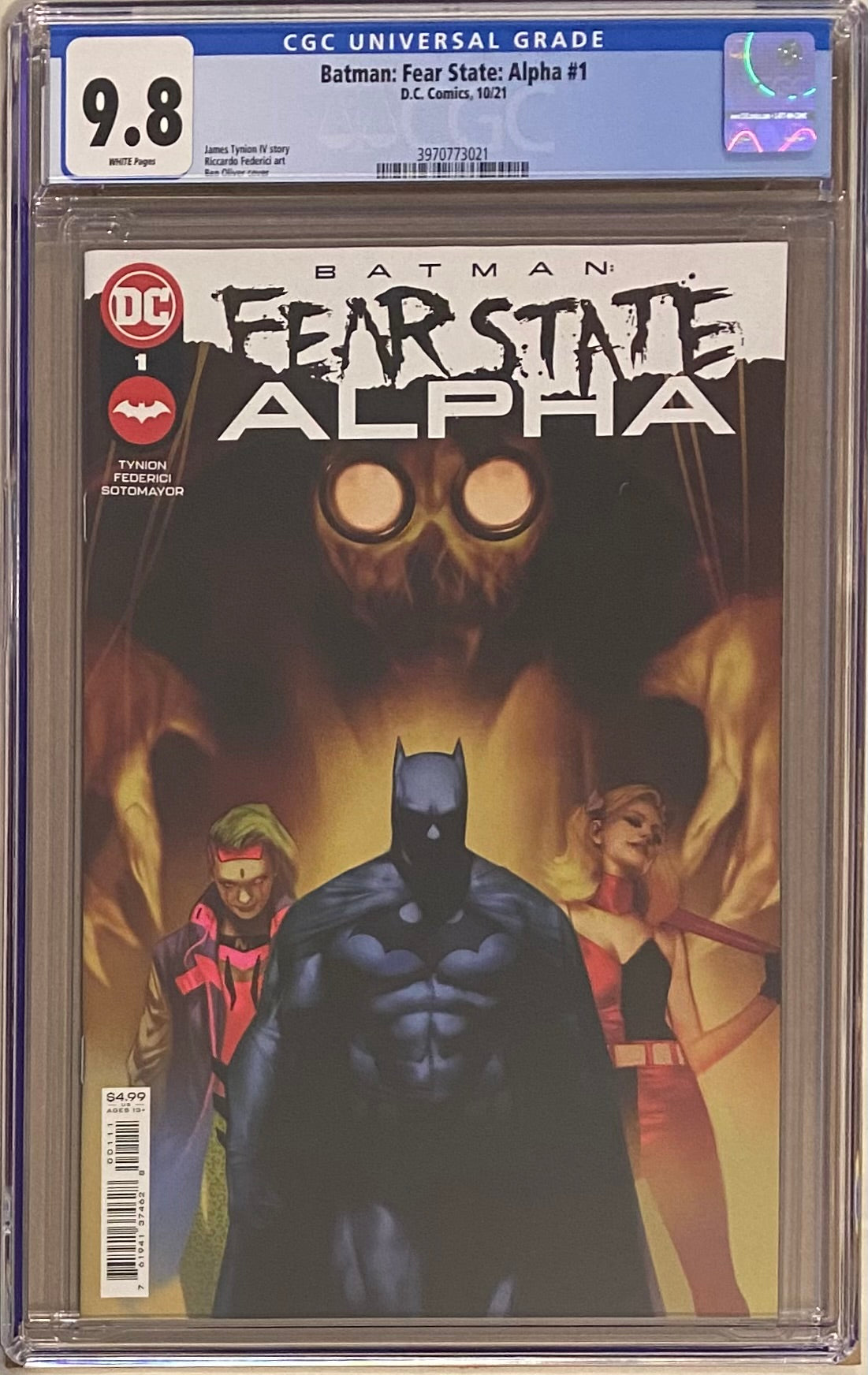 Batman: Fear State Alpha #1 CGC 9.8