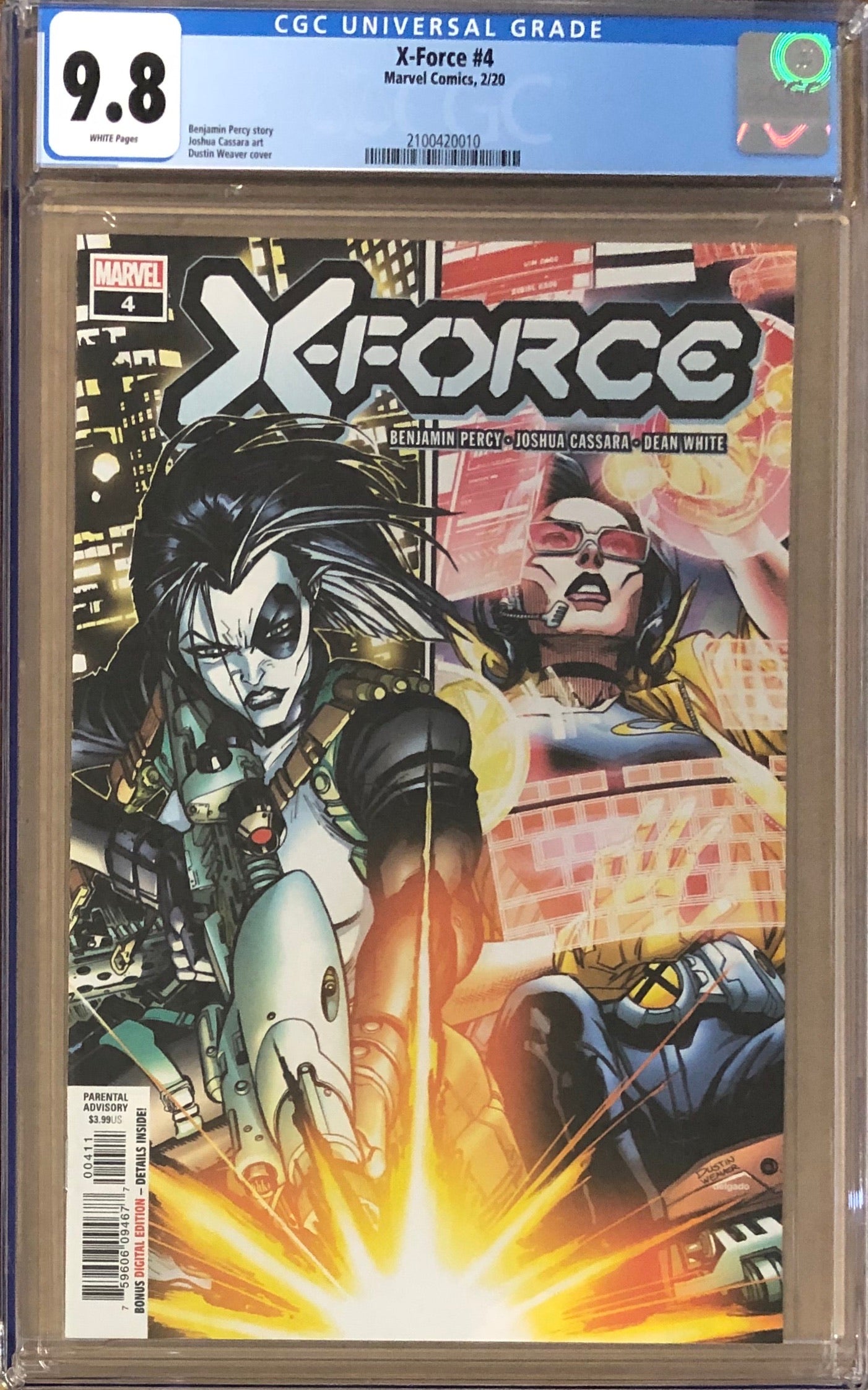 X-Force #4 CGC 9.8 - Dawn of X!