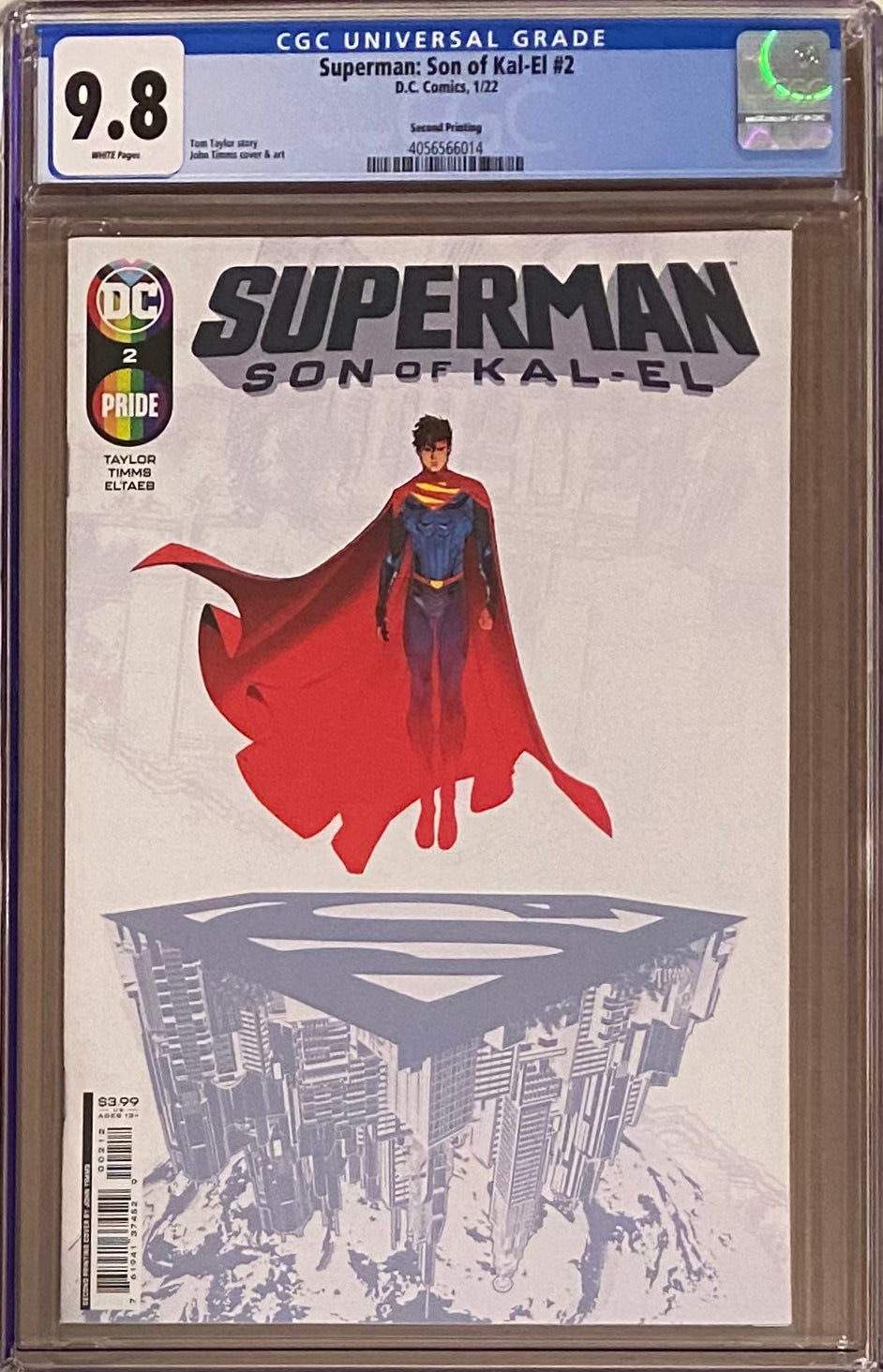 Superman: Son of Kal-El #2 Second Printing CGC 9.8